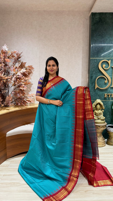Handloom gadwal pattu