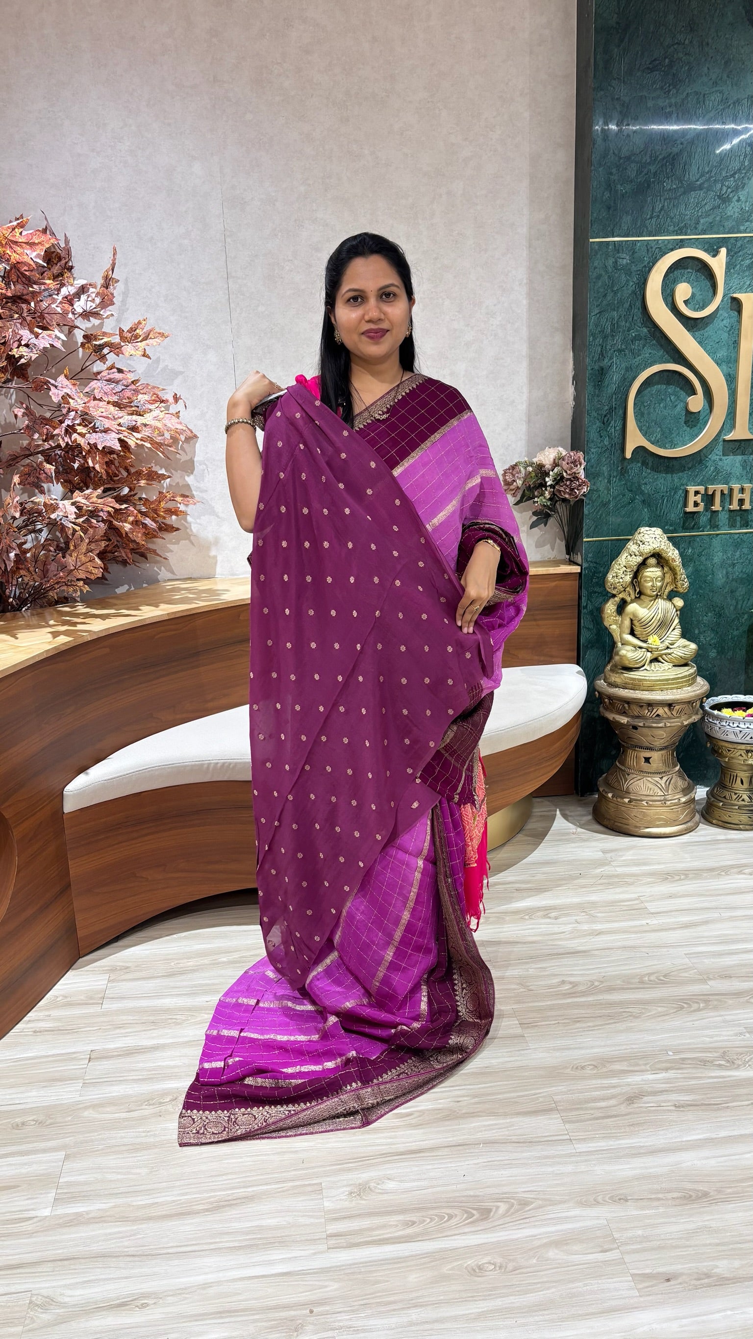 Chiffon saree