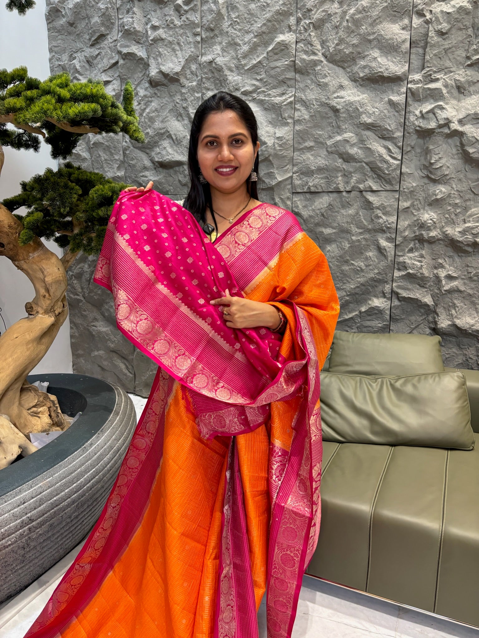 Russian silk saree