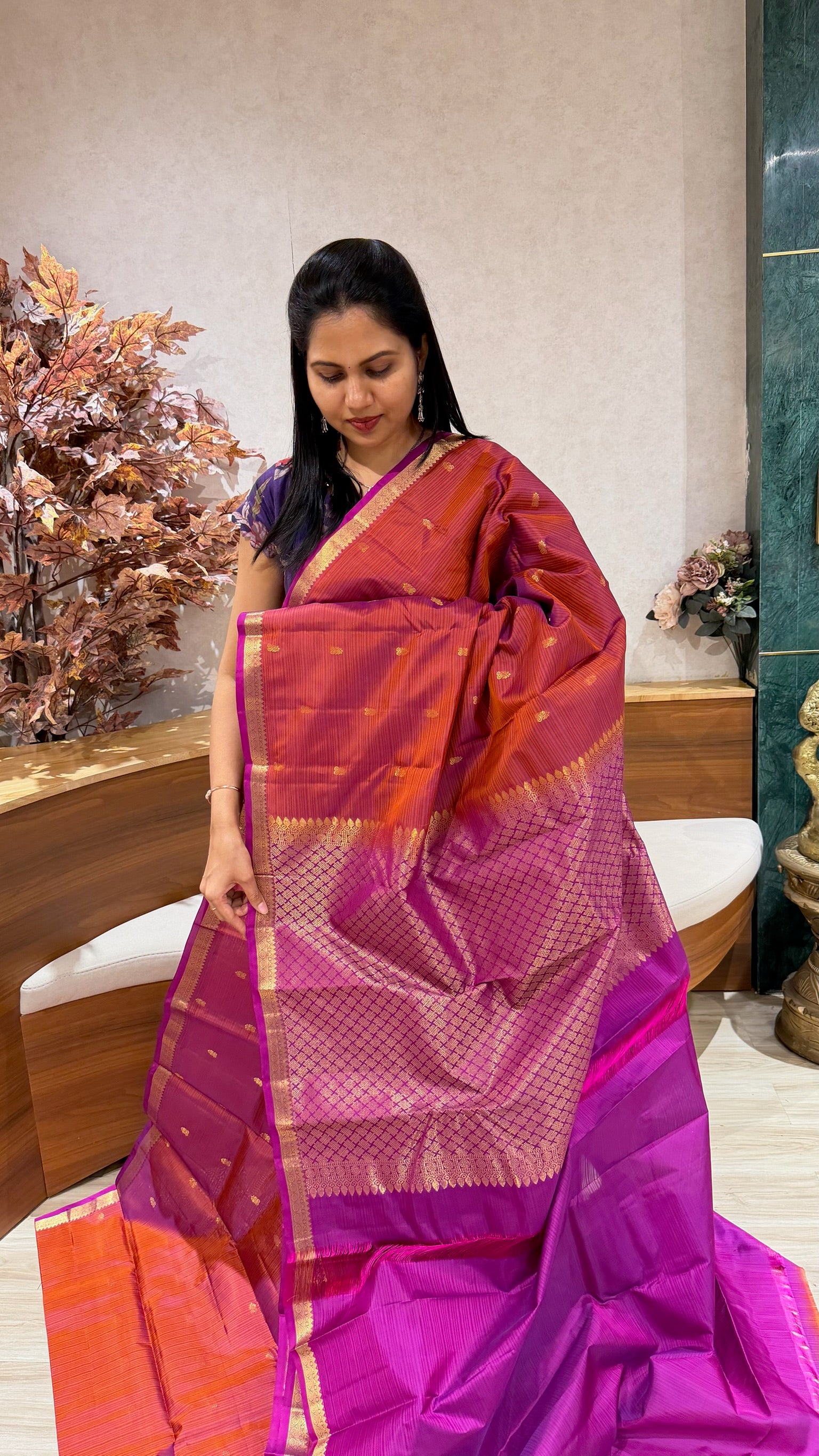 Small border kanchi pattu