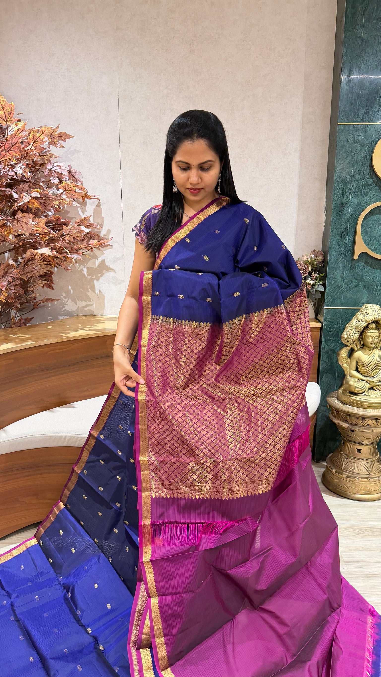 Small border kanchi pattu