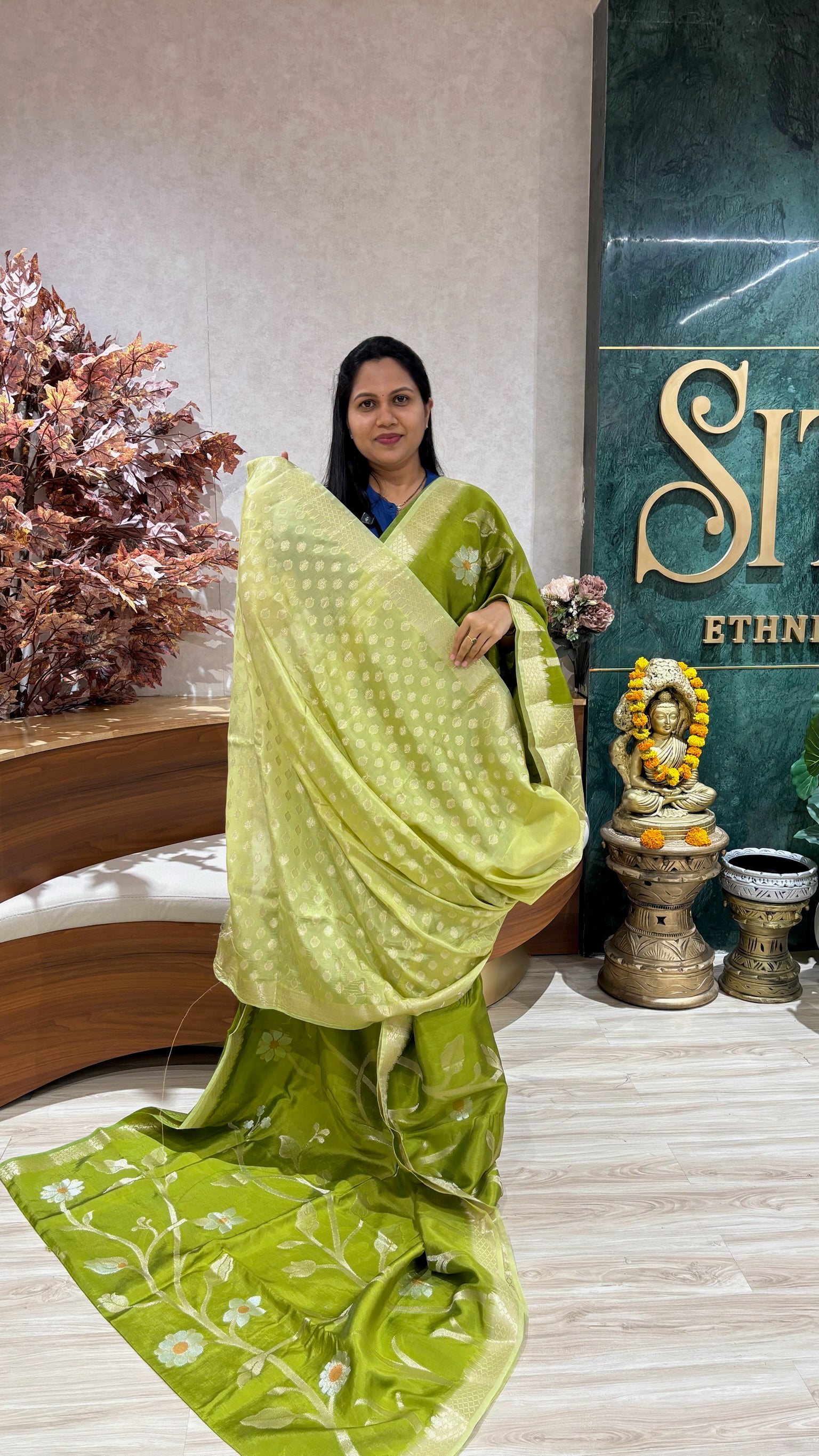 Banaras allover weaving