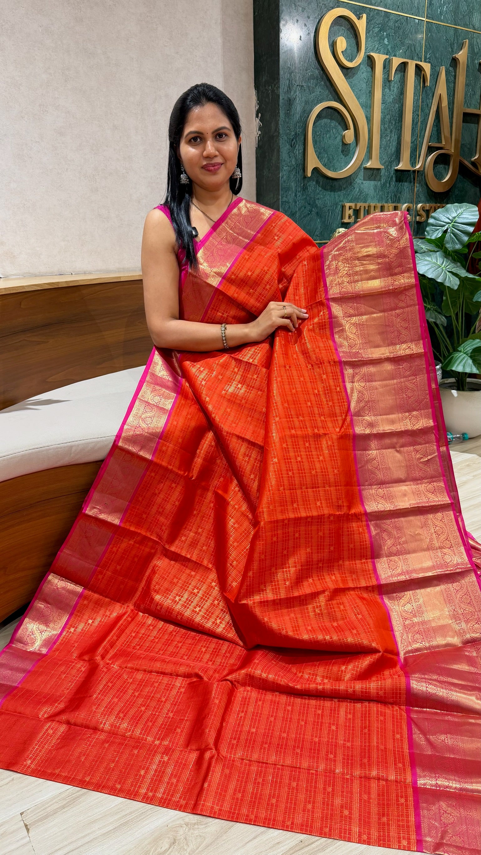 Light weight vintage kanchi pattu