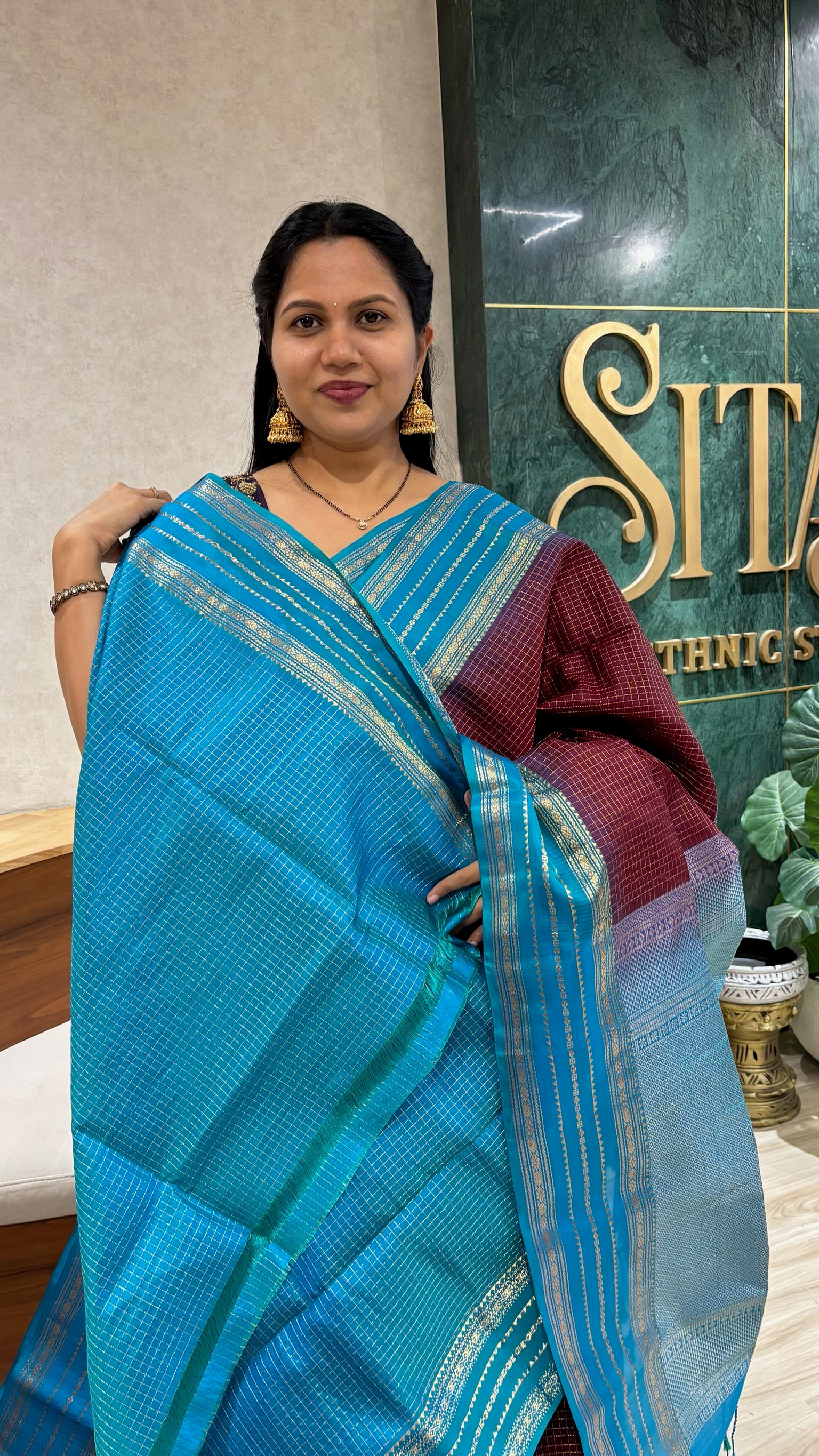 Lightweight  HandloomKanchi pattu