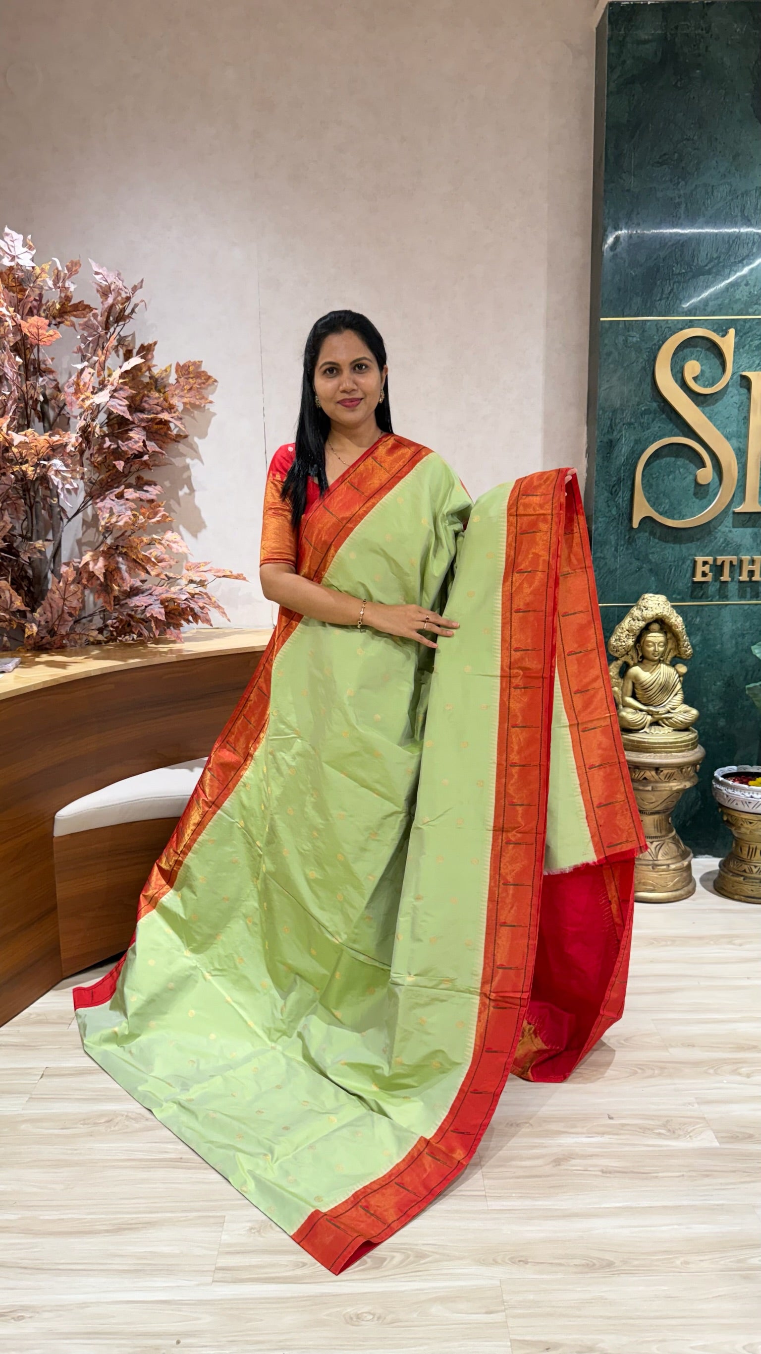 Pure silk paithani