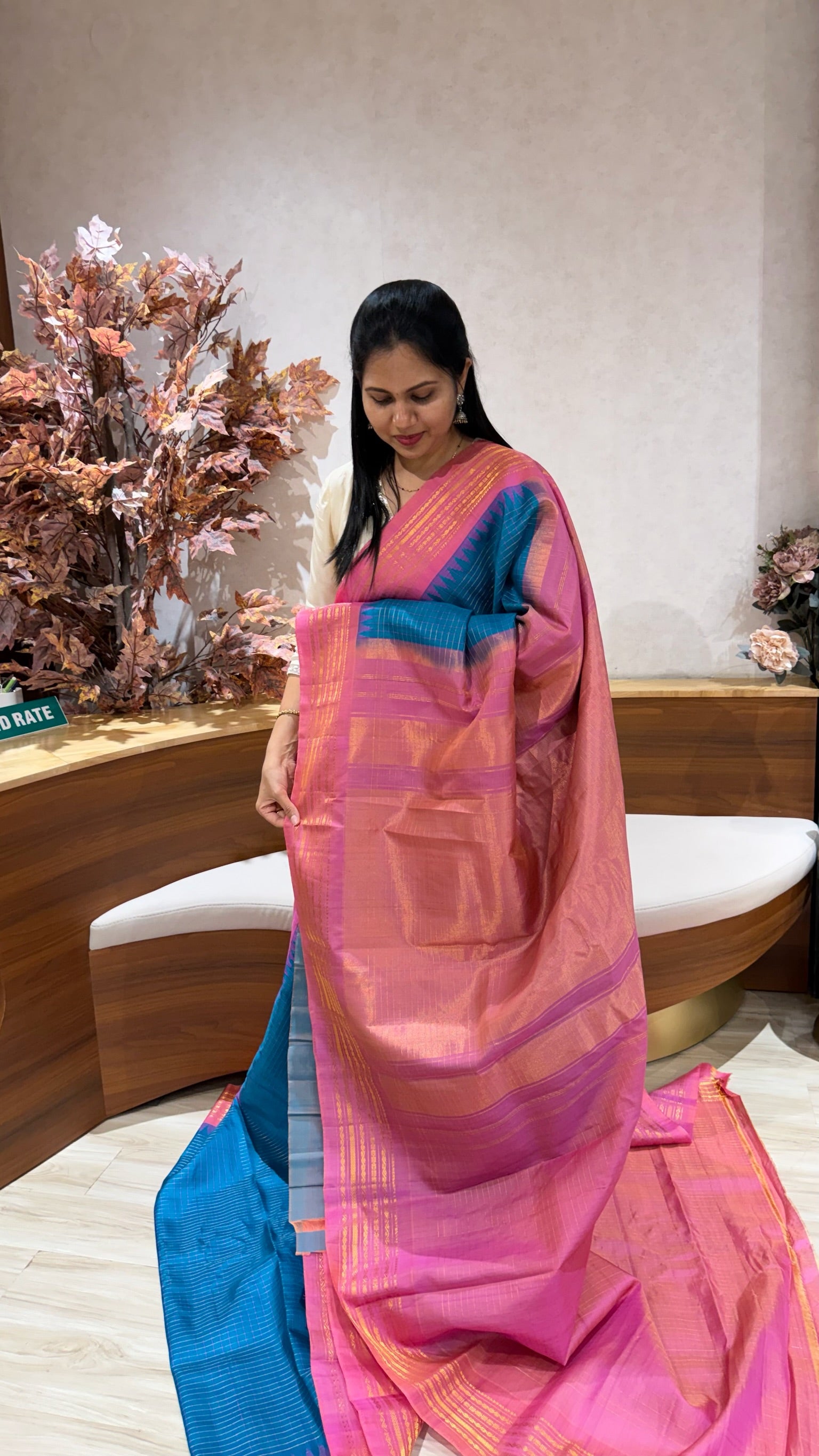 Handloom gadwal pattu