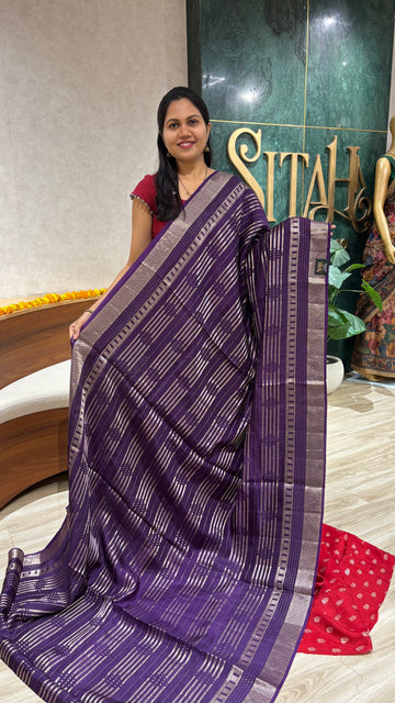 Fancy Russian silk purple