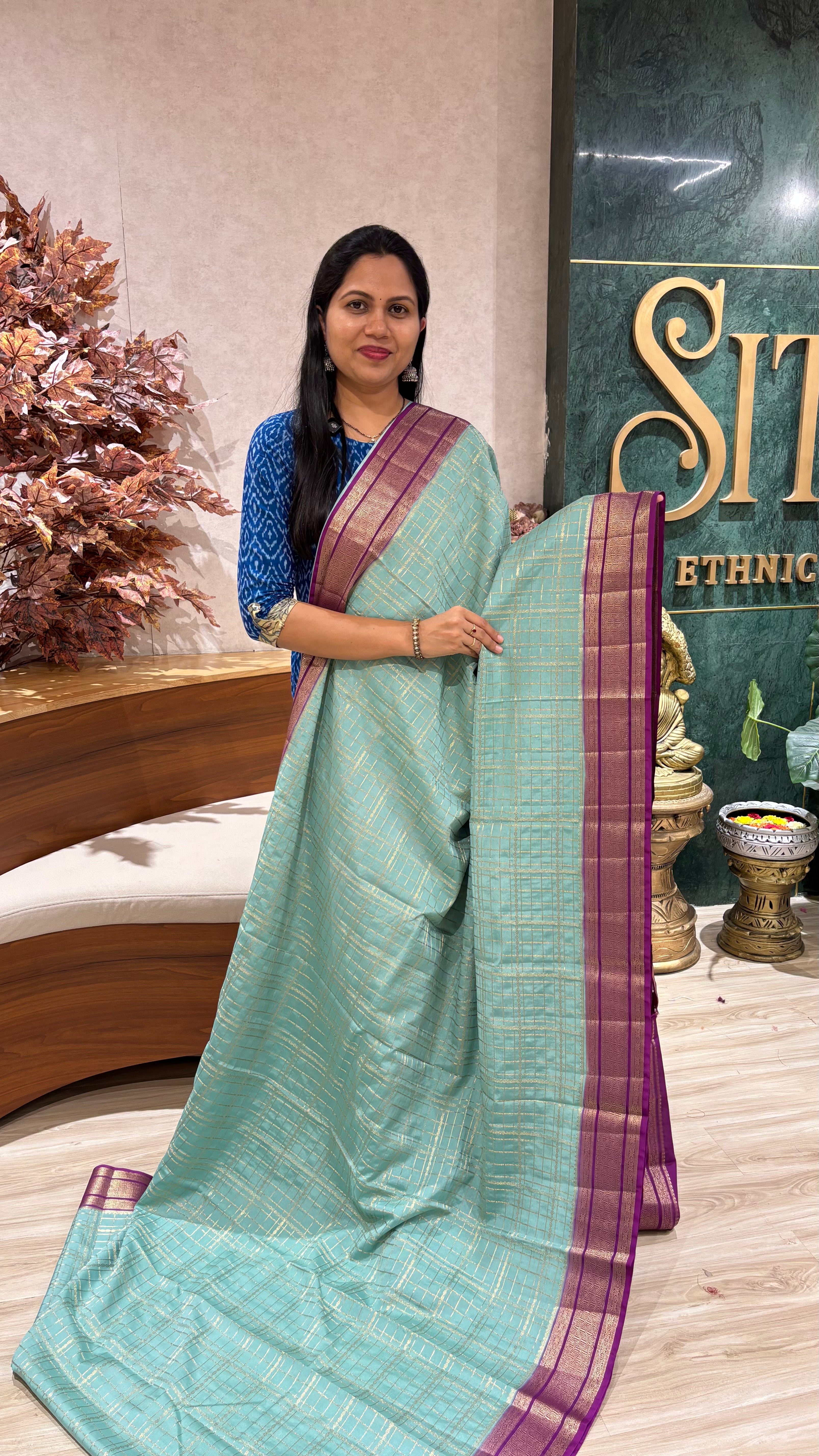 Fancy mysore silk