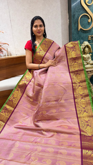 Brocade gadwal pattu
