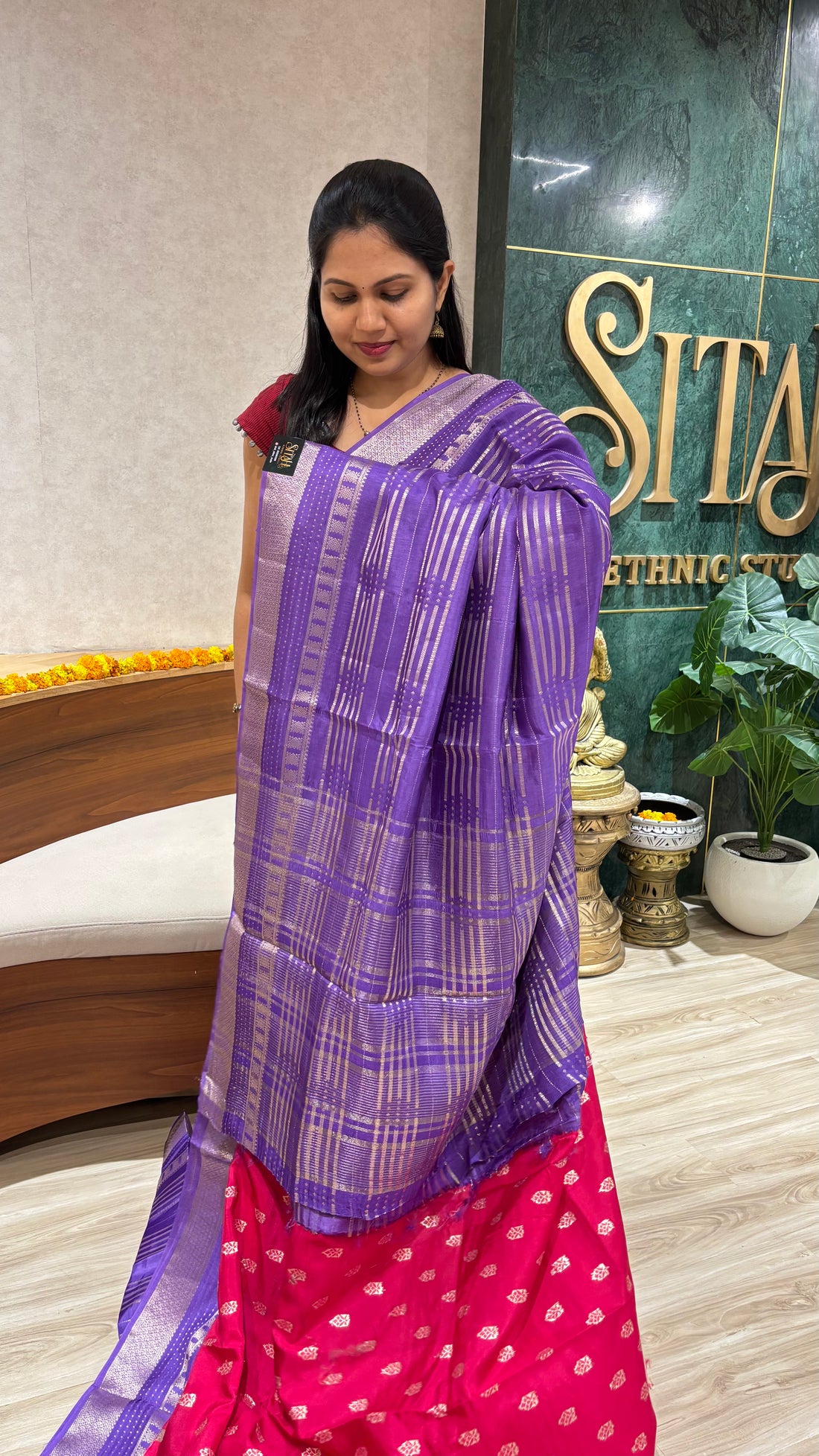 Fancy Russian silk lavendar pink