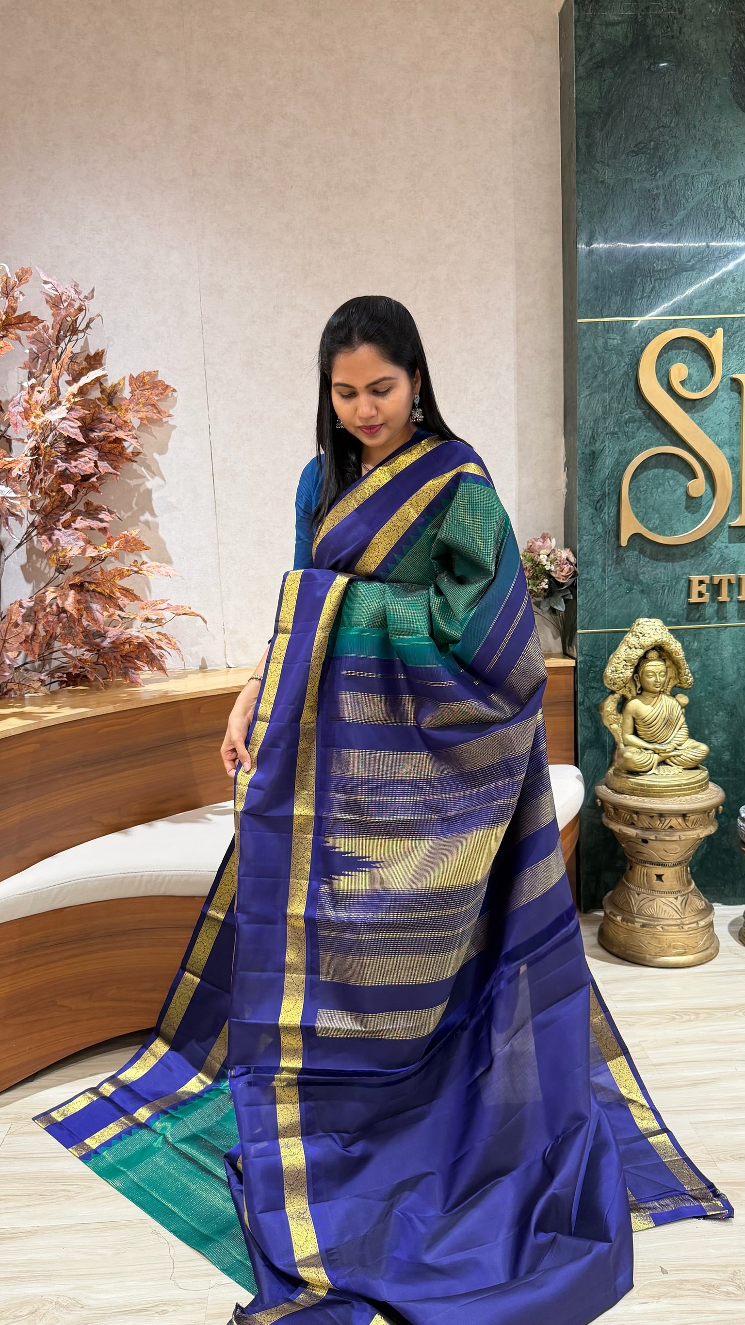 Handloom vintage Kanchi pattu