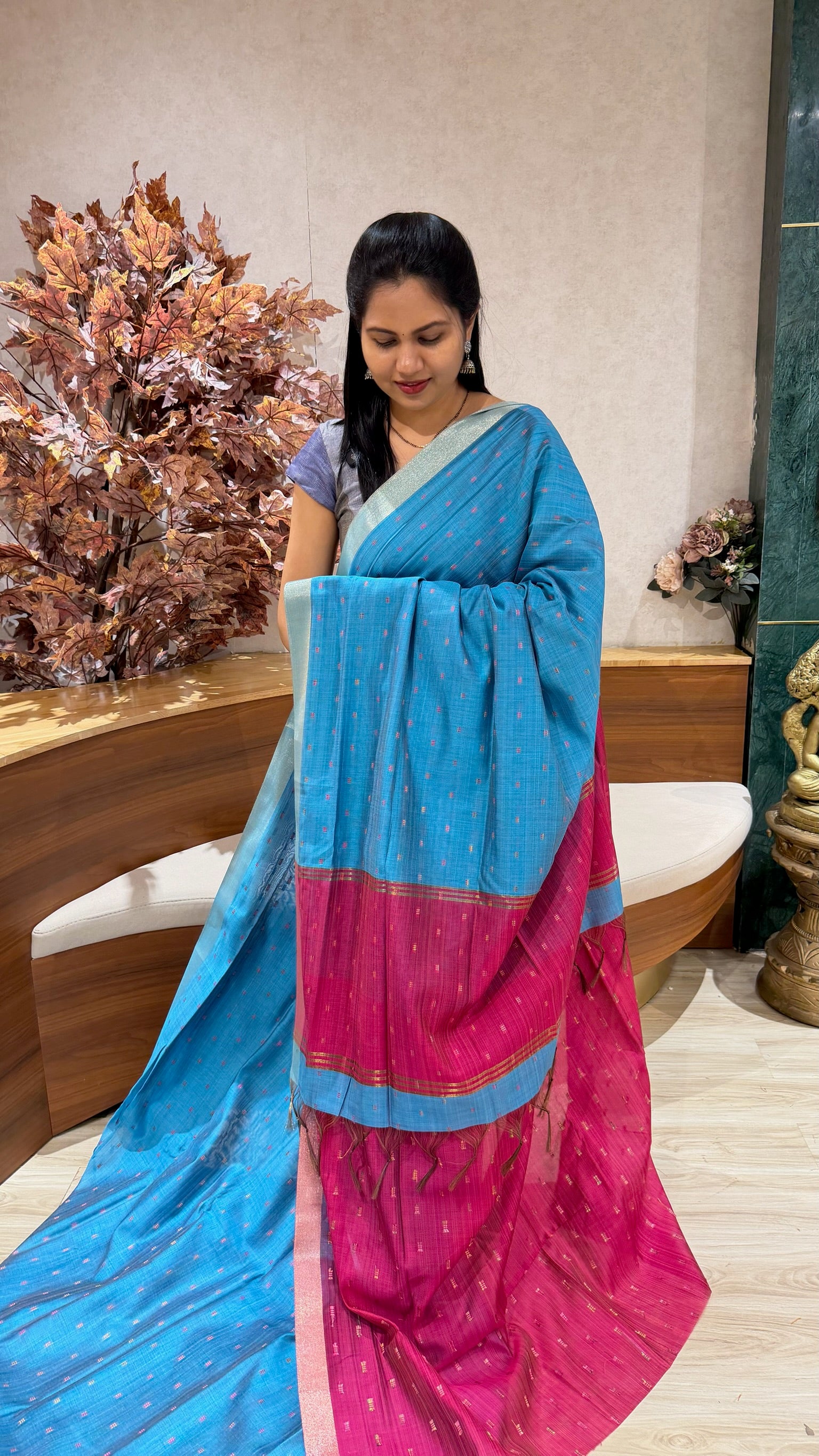 Cotton silk