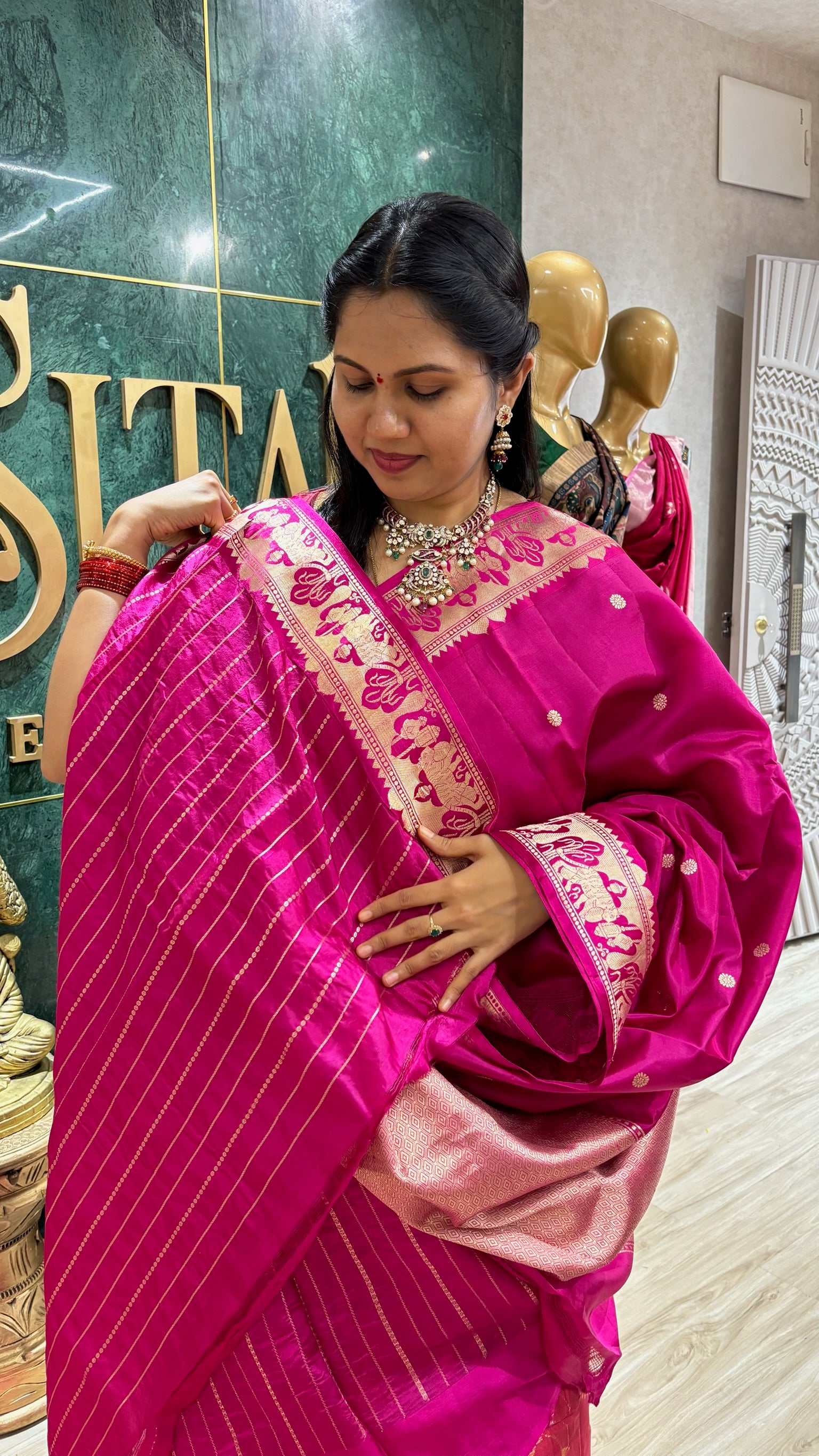 Pure handloom mango pattu