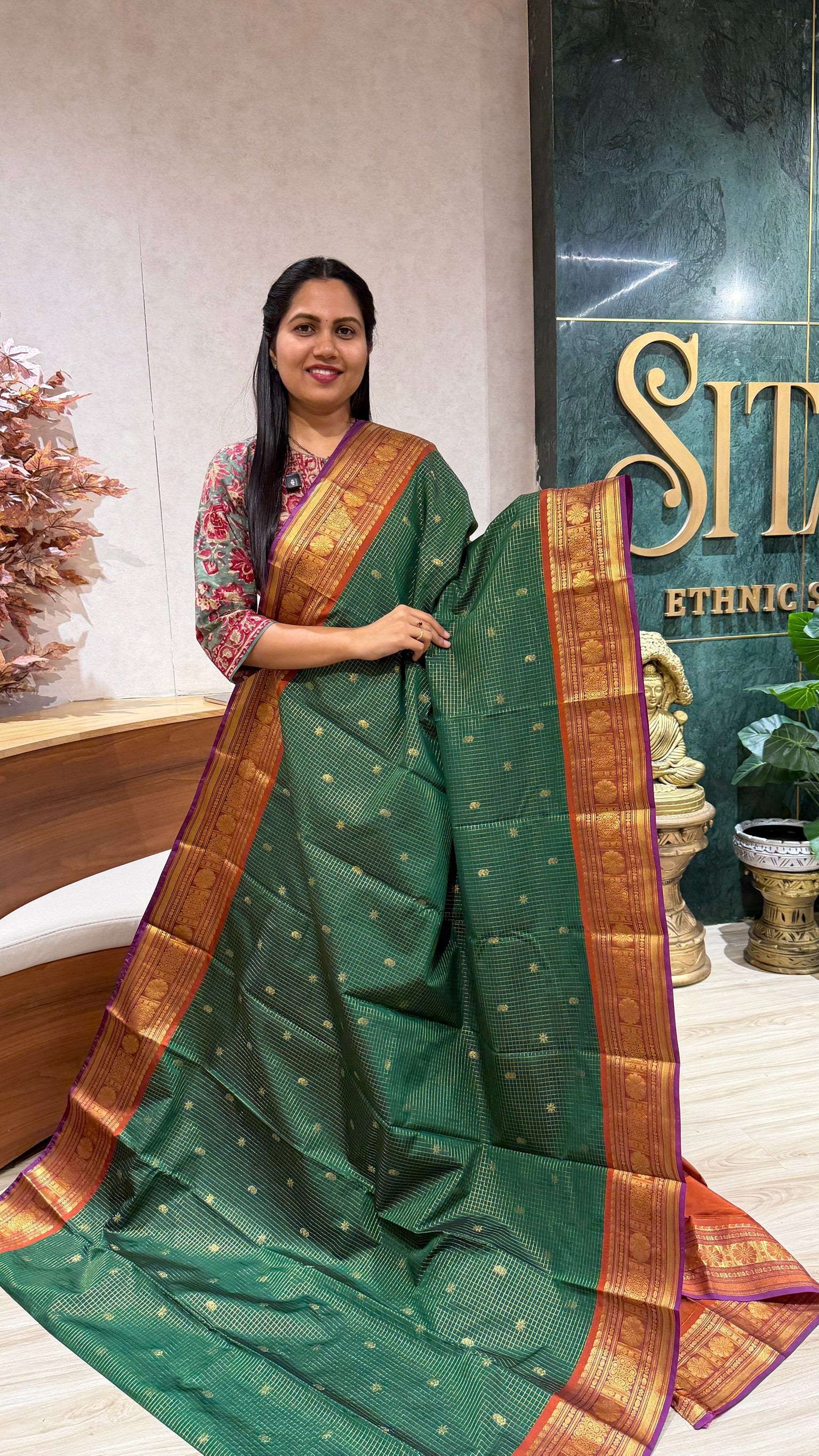 Semi Gadwal vintage checks