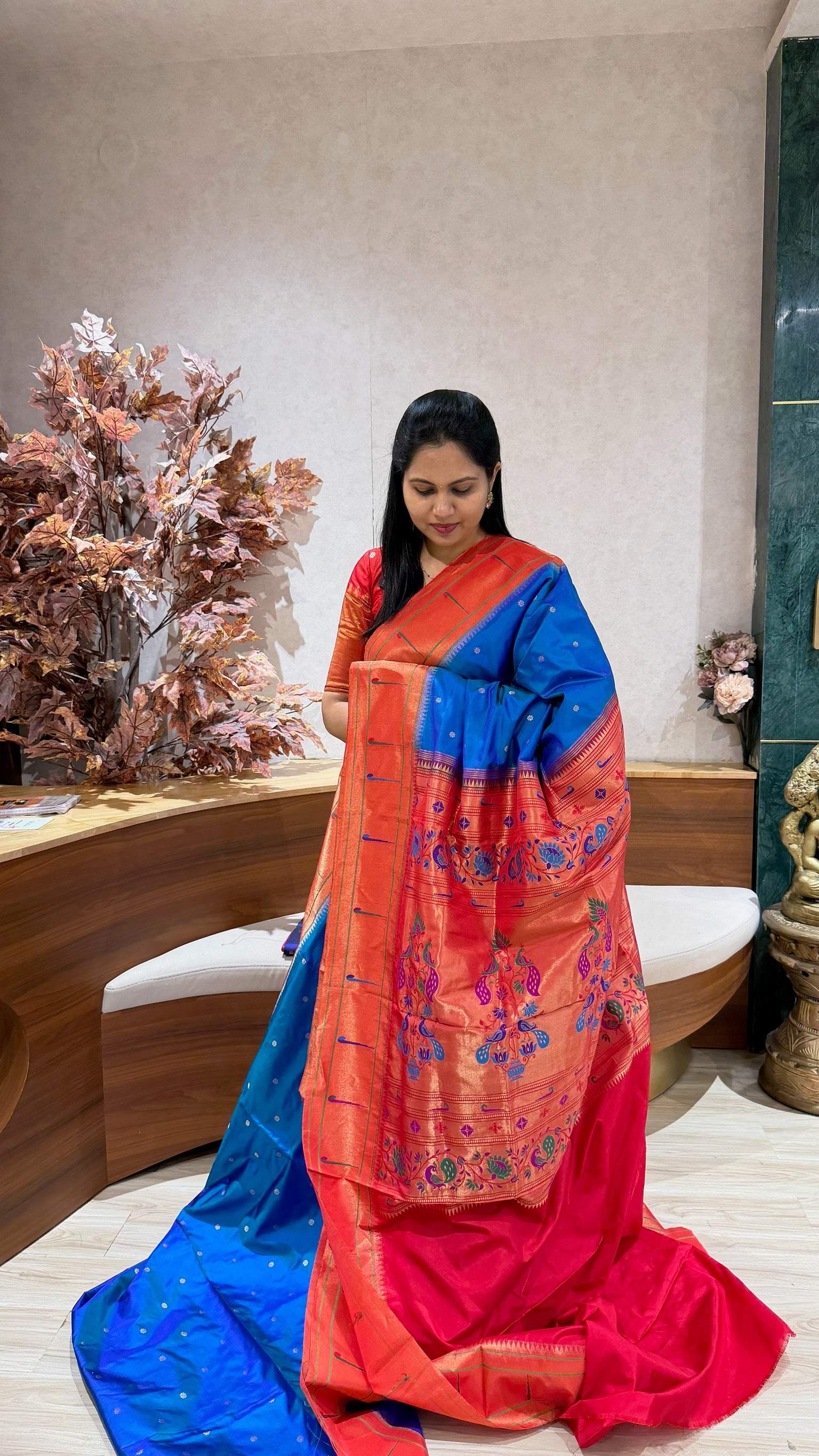 Pure silk paithani