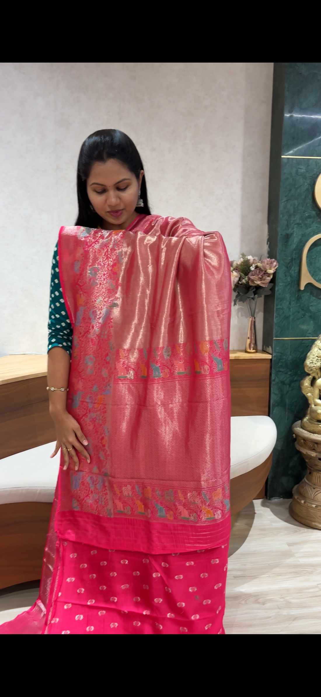 Tissue georgette forest theme