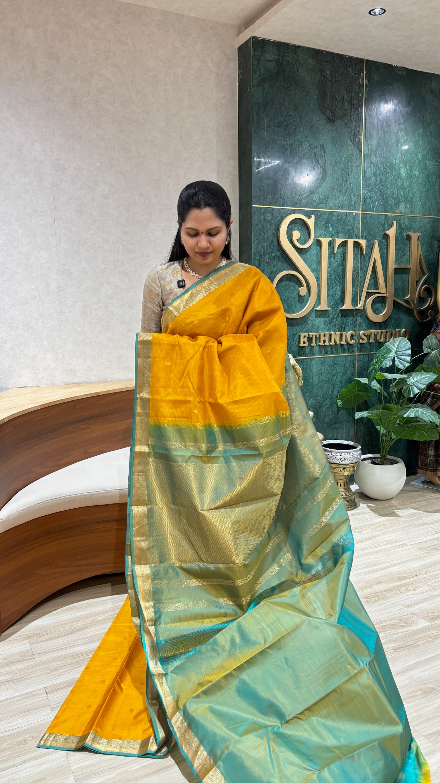 Small border kanchi pattu