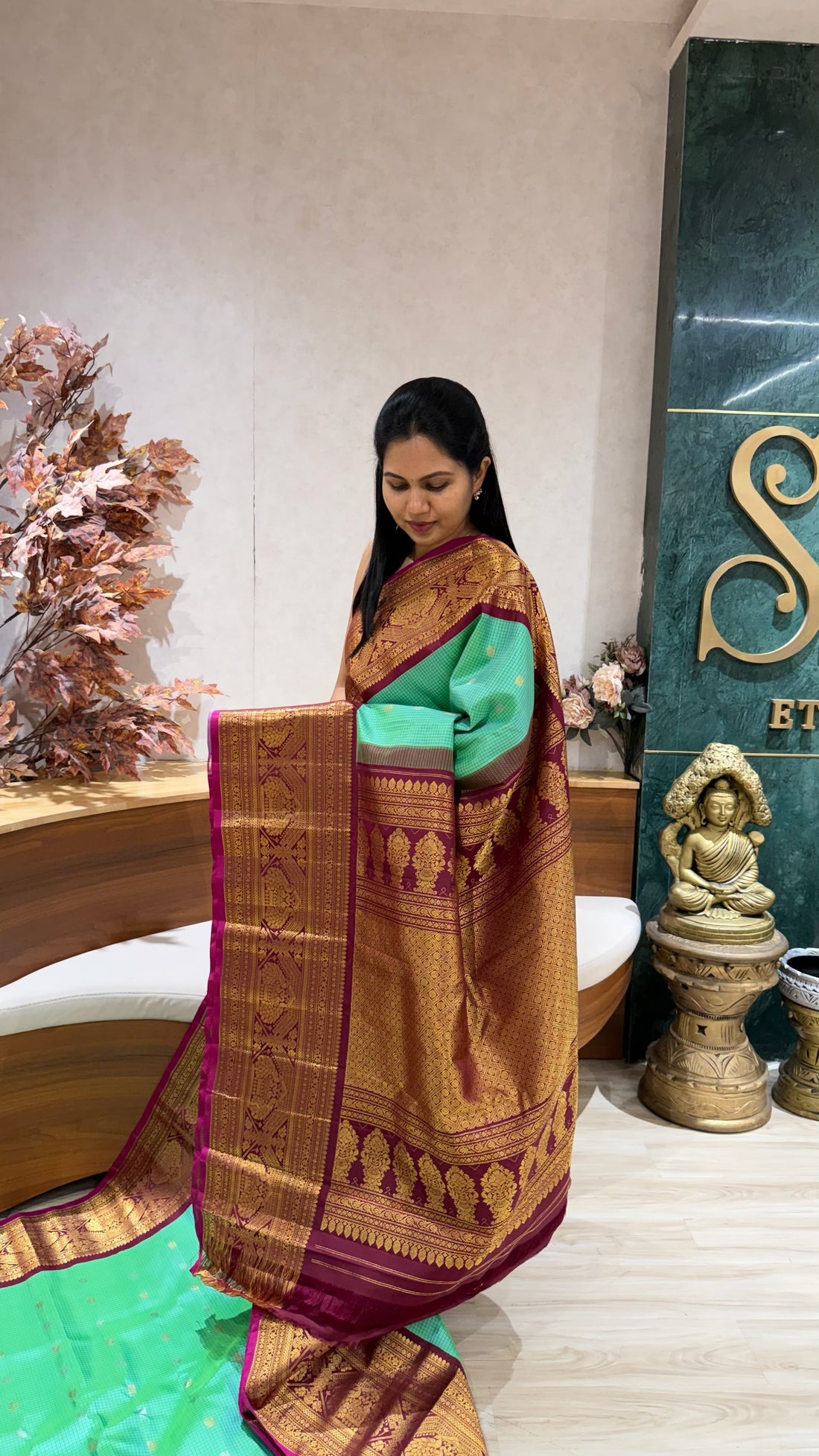 Handloom Gadwal pattu