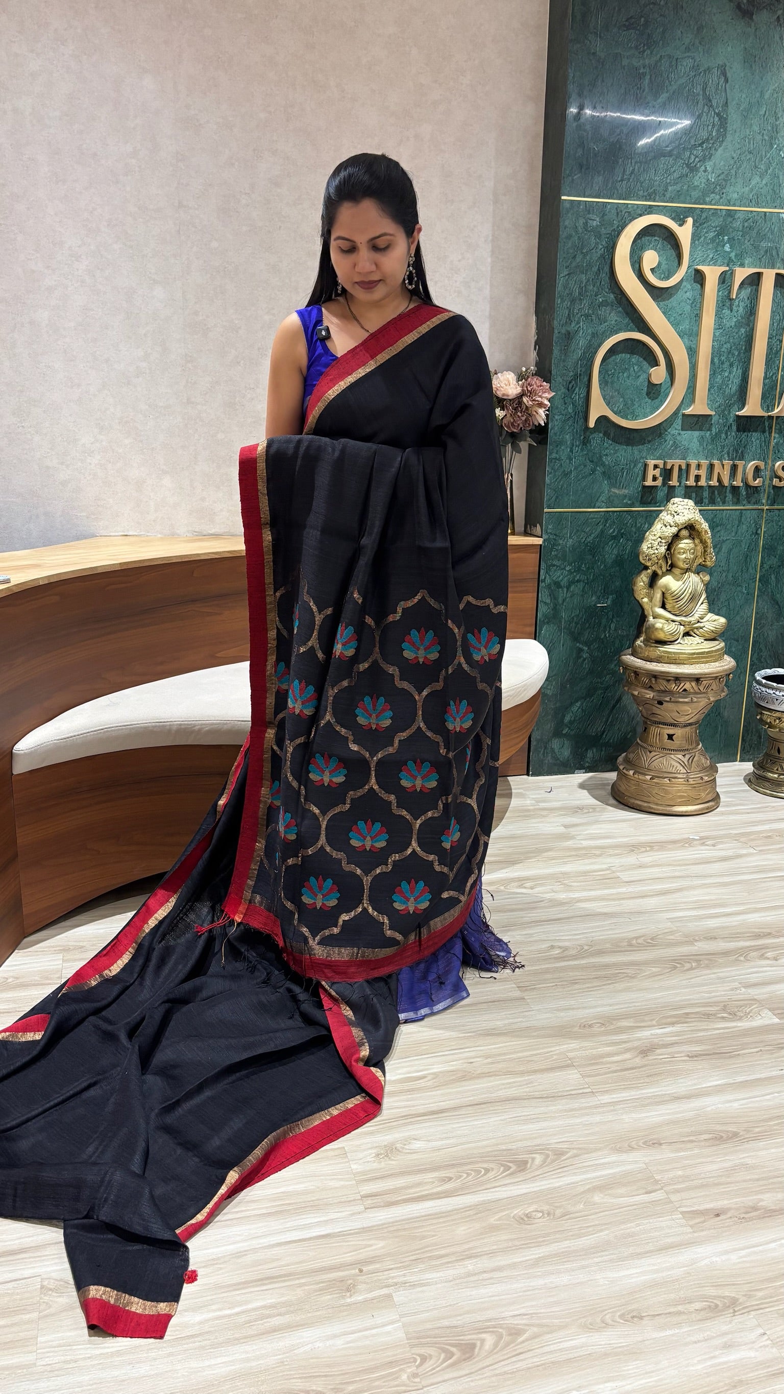 Pure soft matka silk sarees