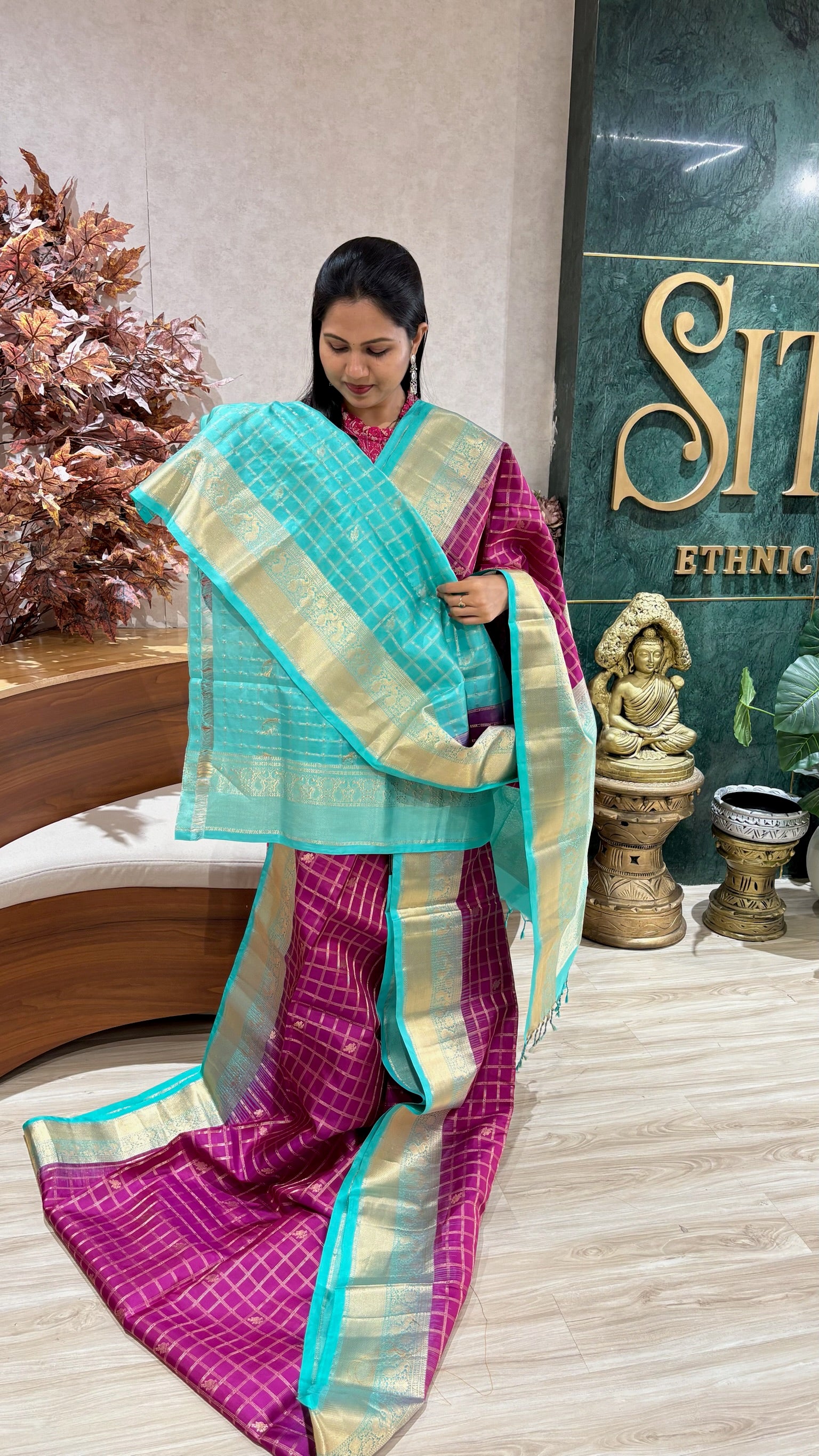 Lightweight Handloom Kanchi pattu