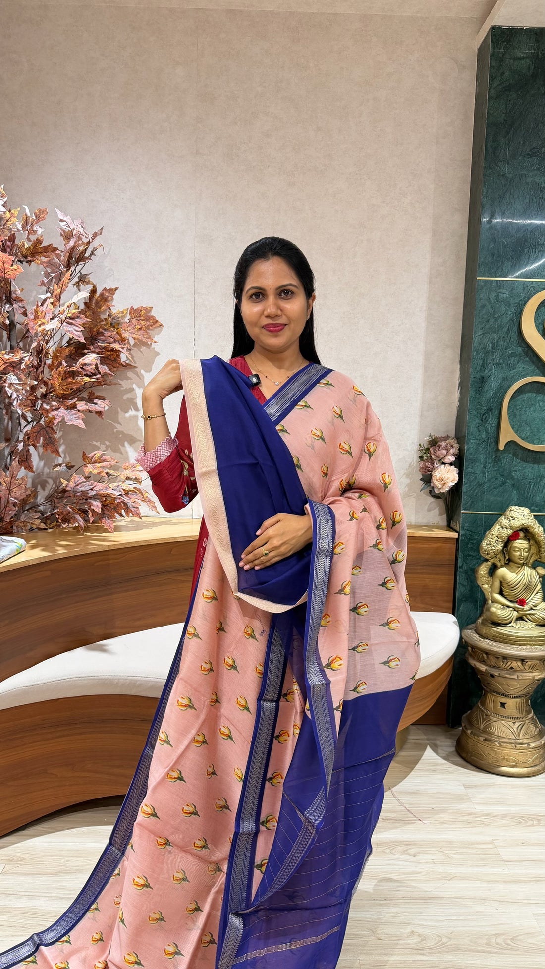 Chanderi digital print