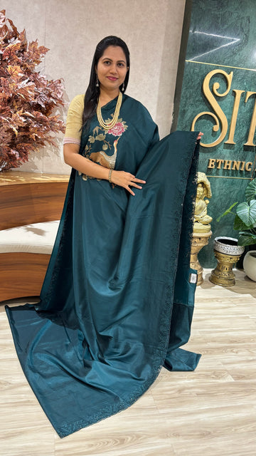 Designer work saree