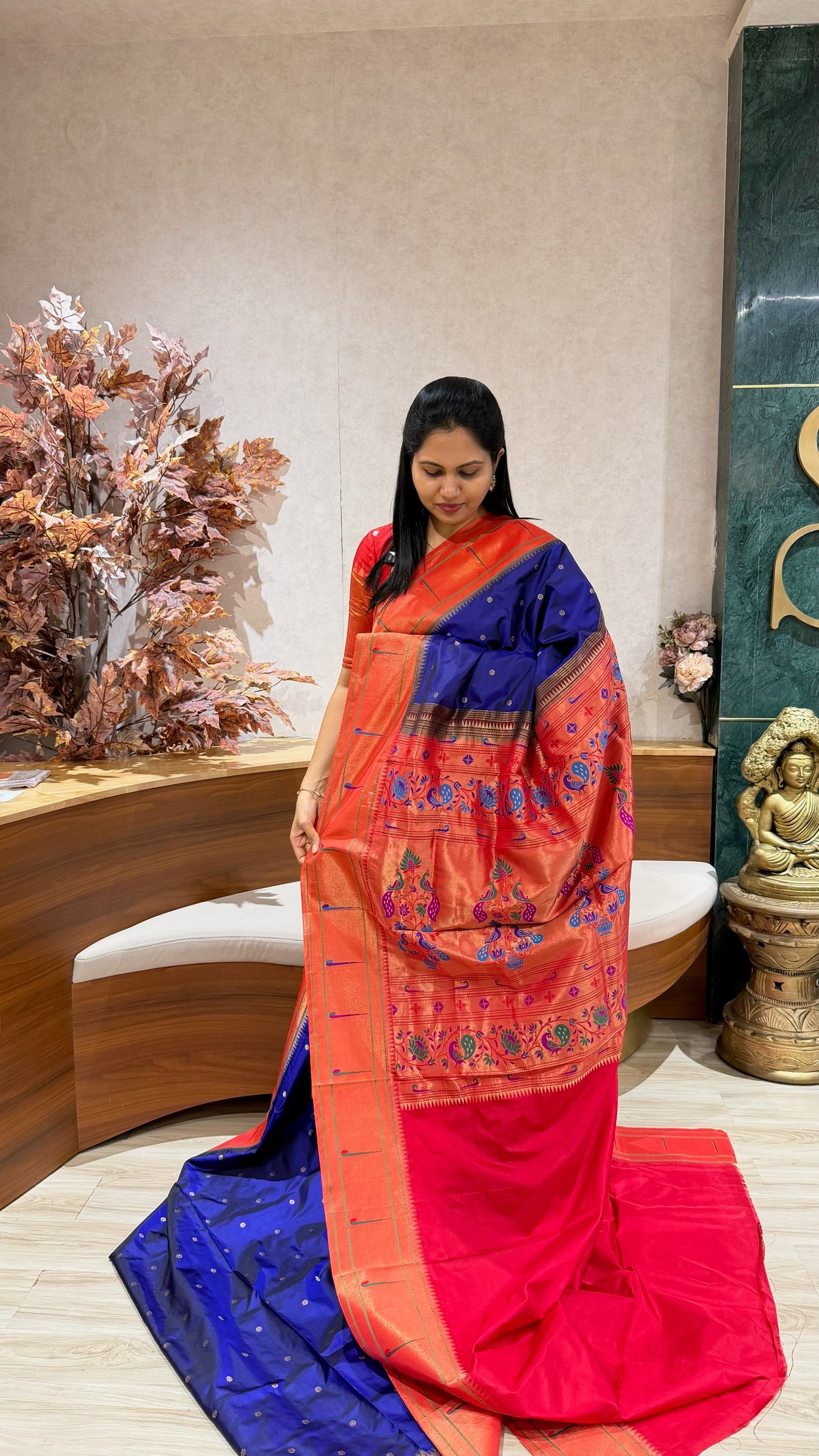 Pure silk paithani