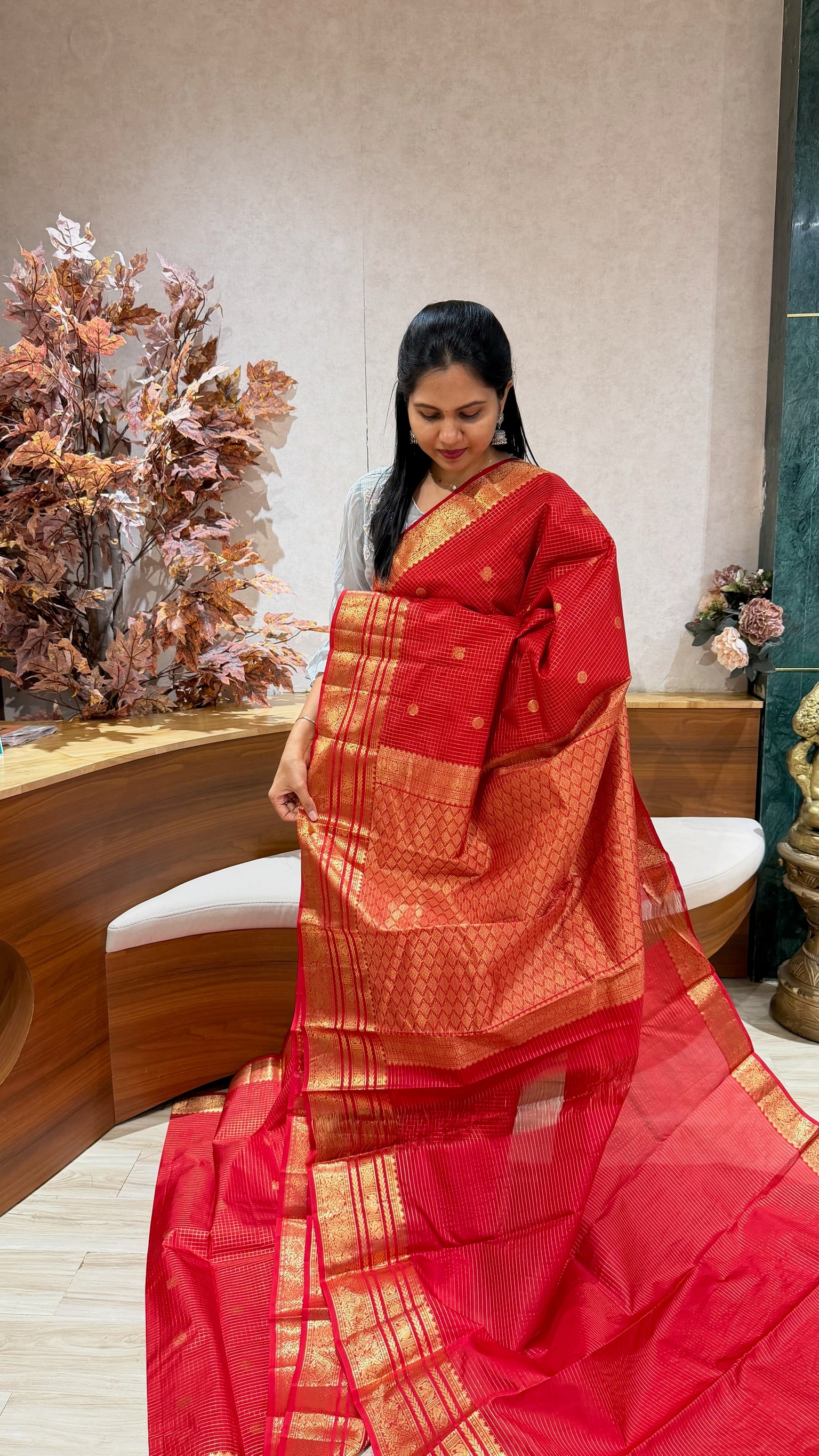 Light weight vintage kanchi