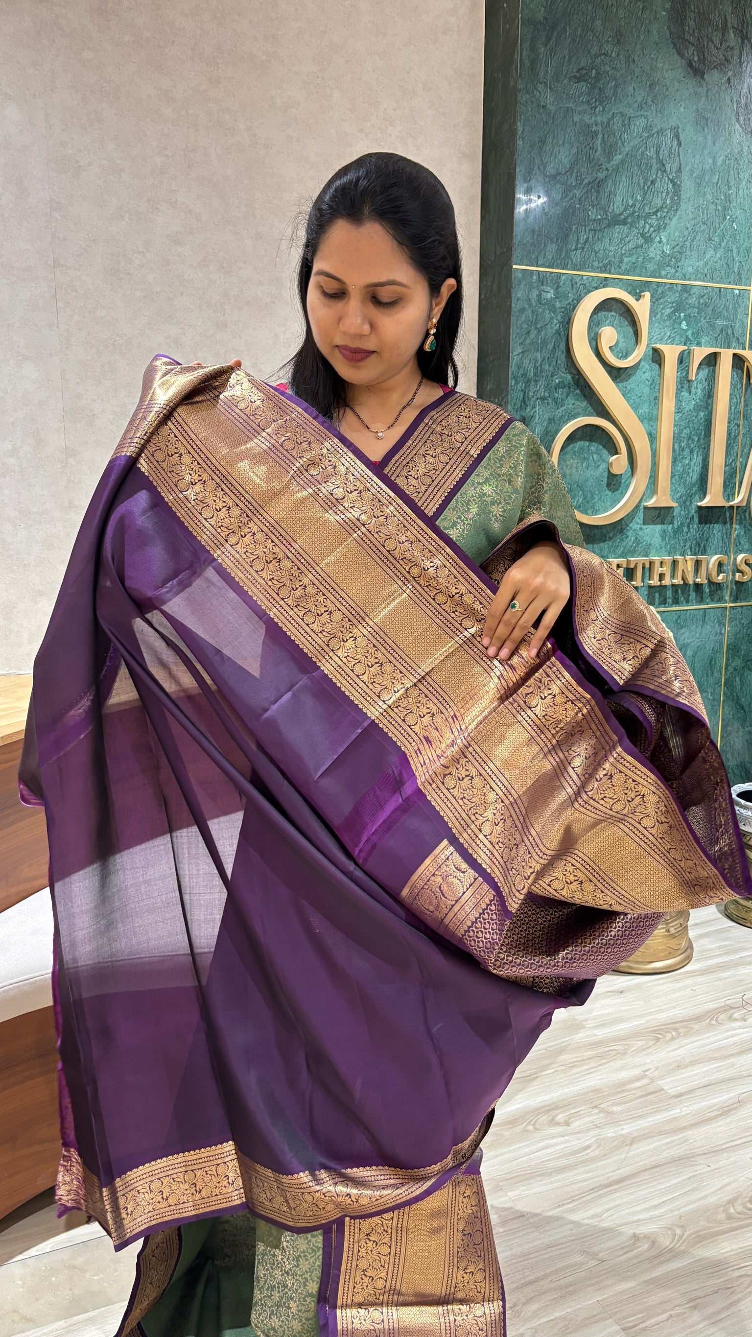 Handloom kanchi light weight