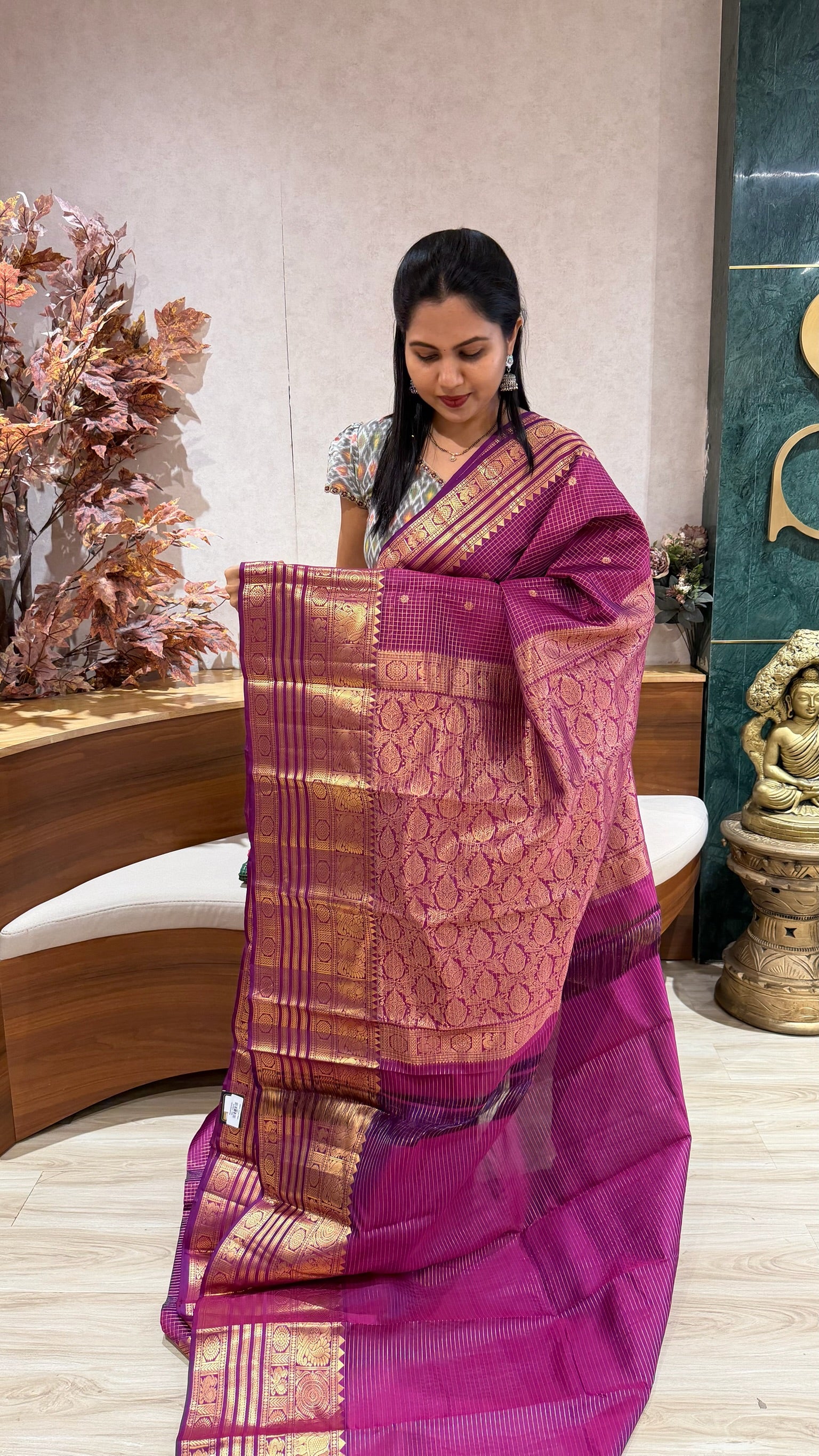 Light weight vintage kanchi