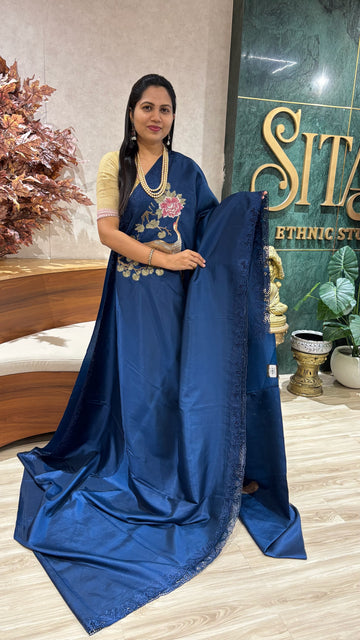 Designer work saree