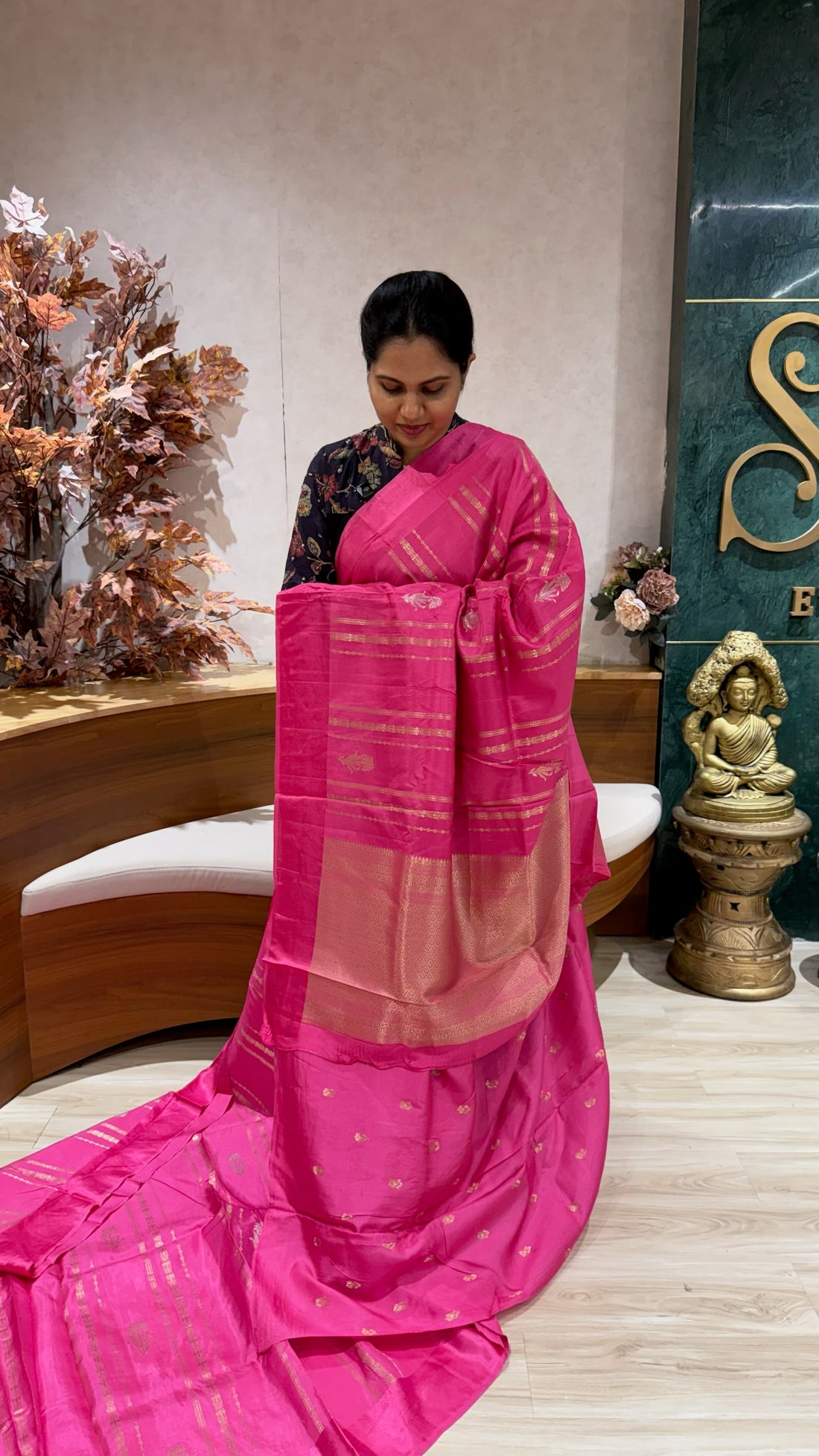 Fancy tussar babypink