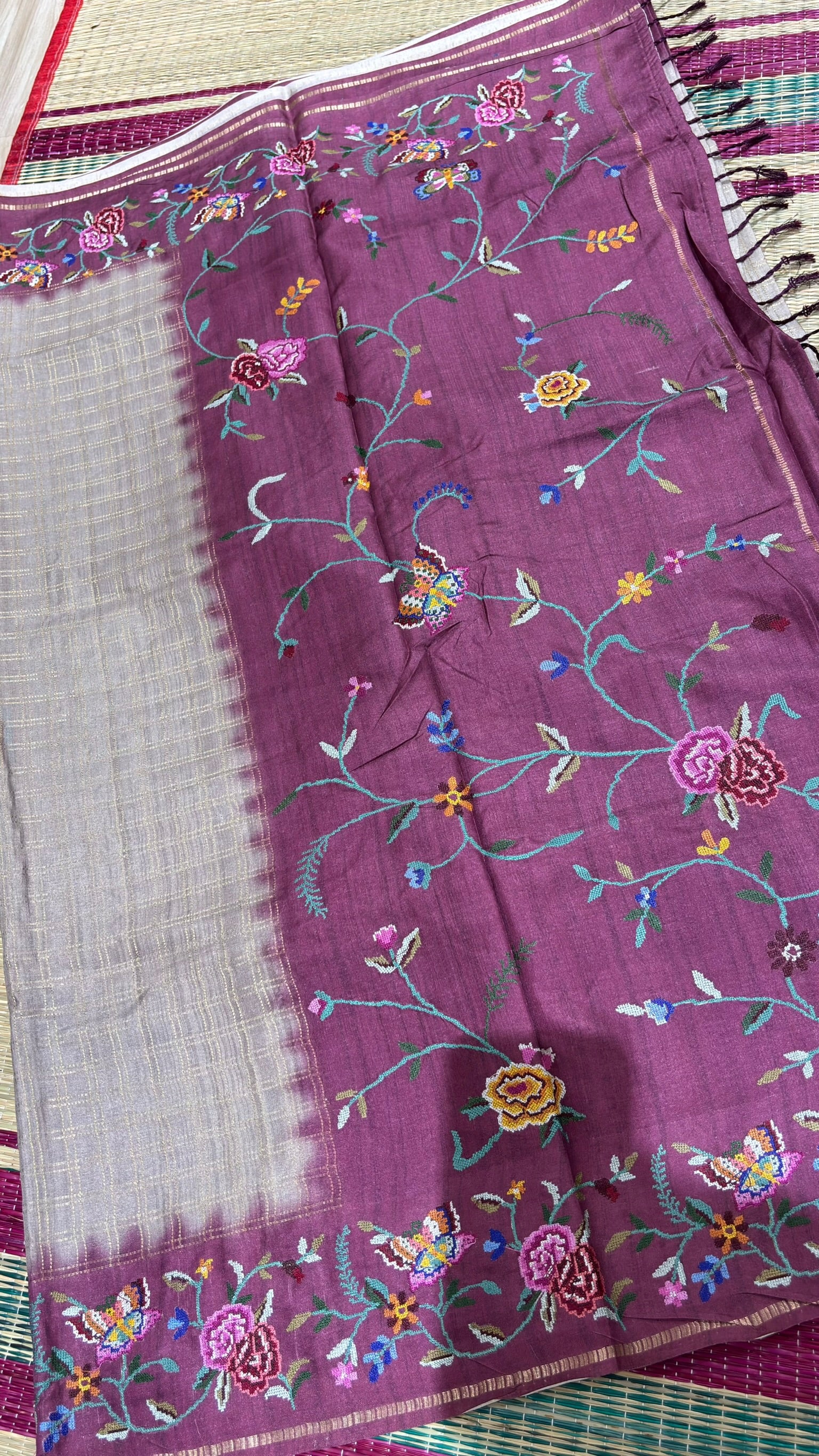 Tussar pettit work