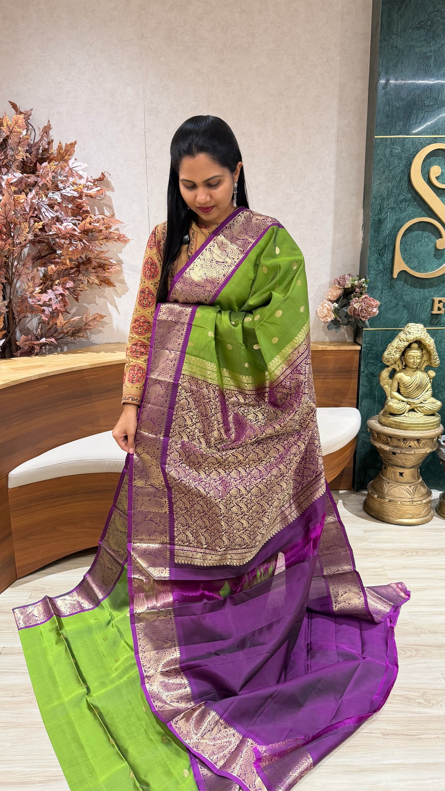 Light weight handloom Kanchi pattu
