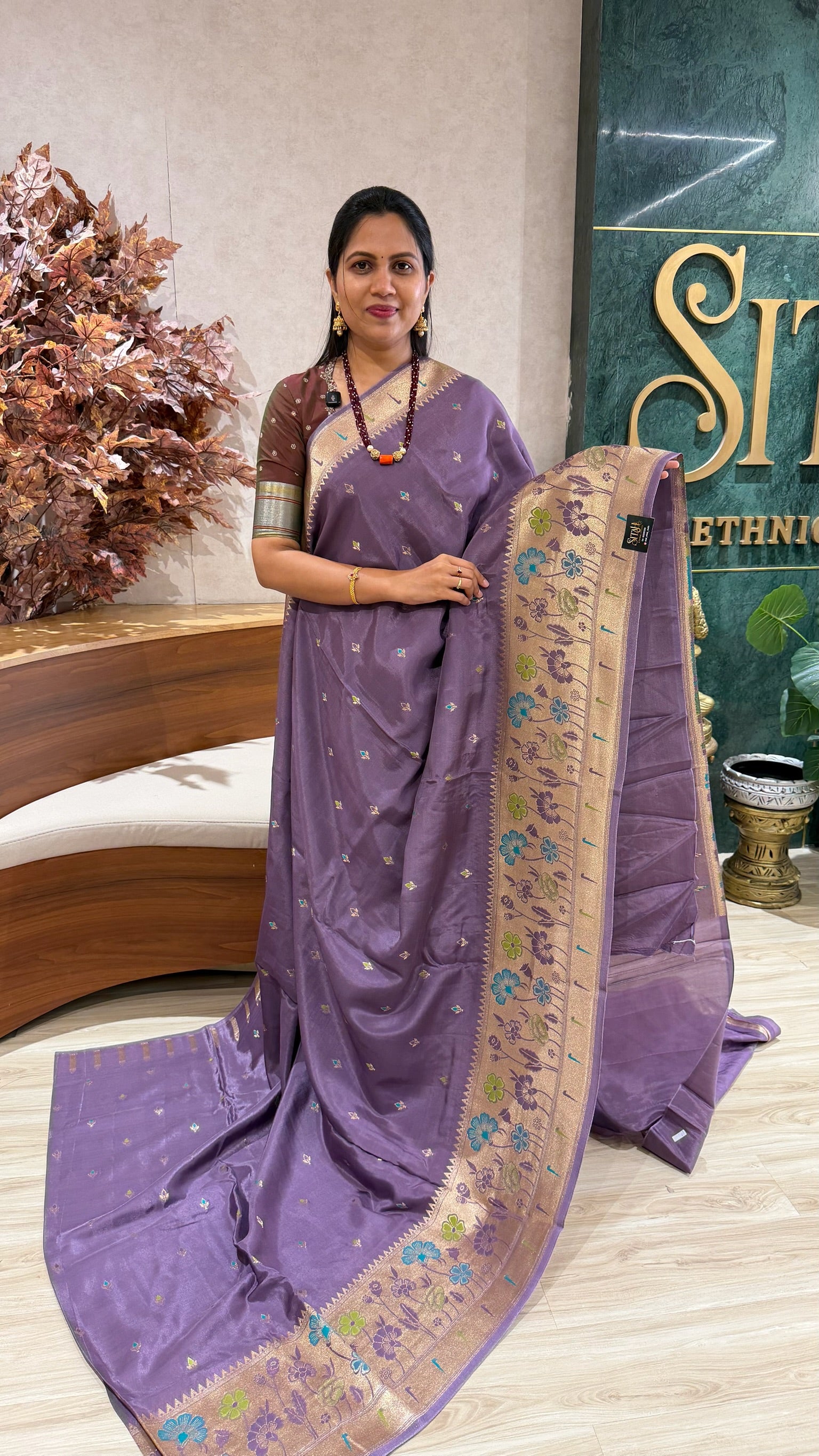 Tussar georgette
