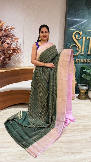 Kanchi crepe weaving
