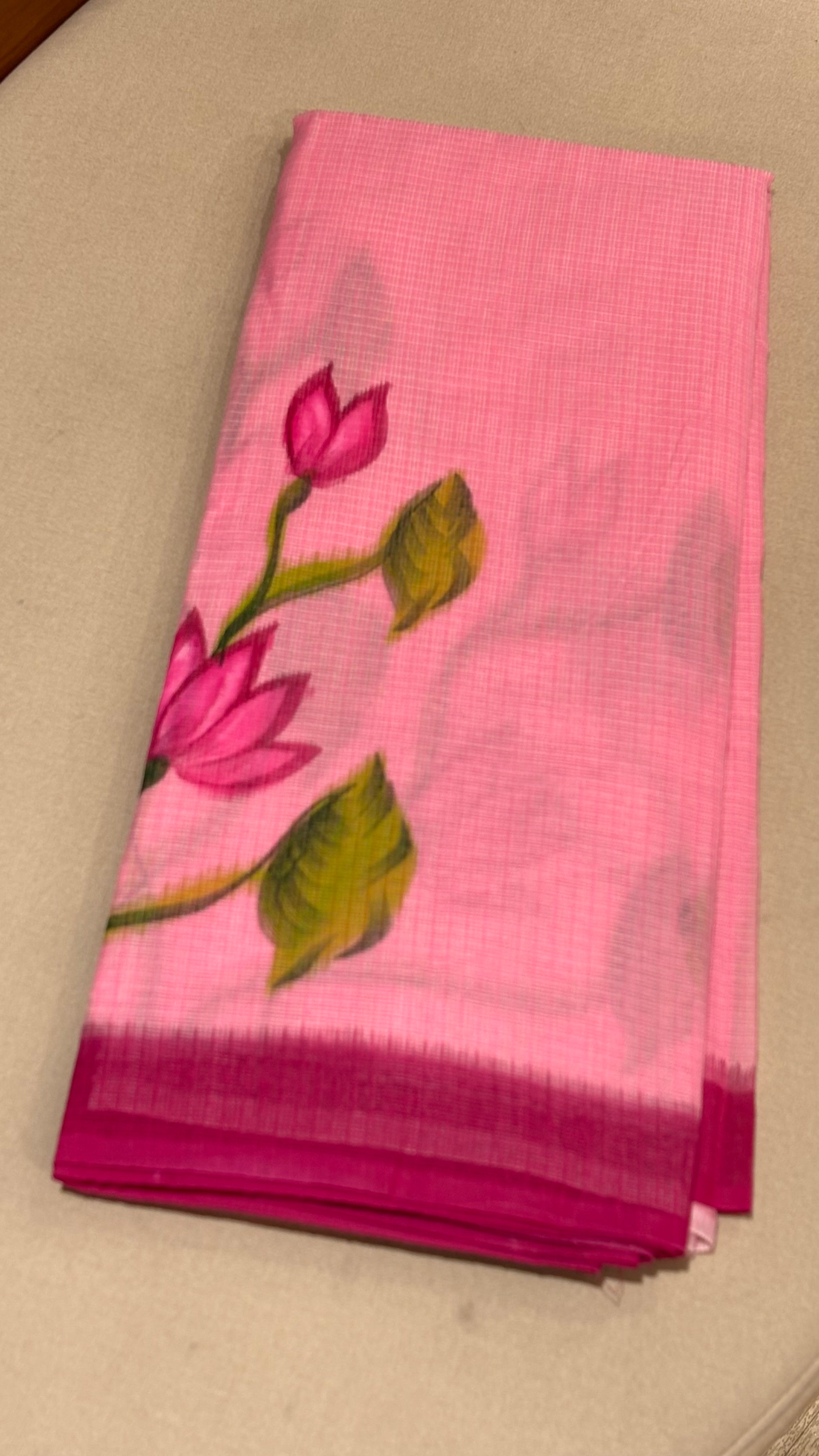 Kota hand paint saree