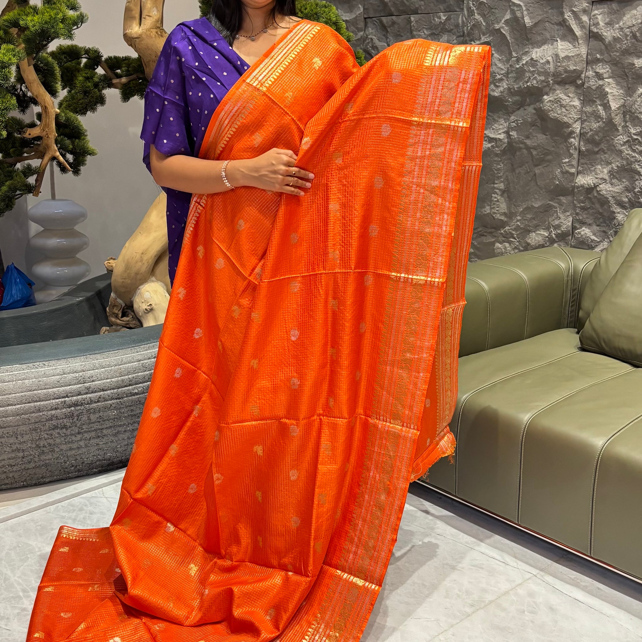 Orange dola kanchi