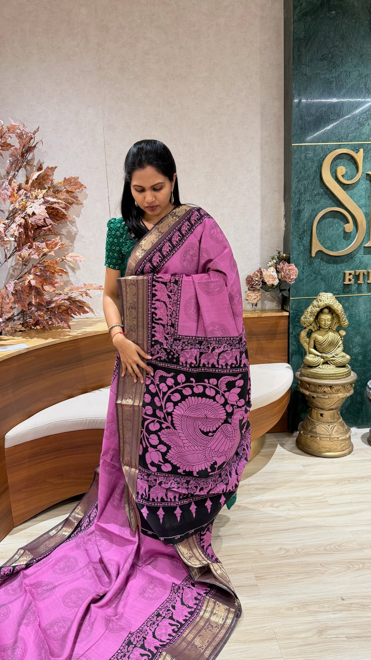 Causal fancy saree last piece sale