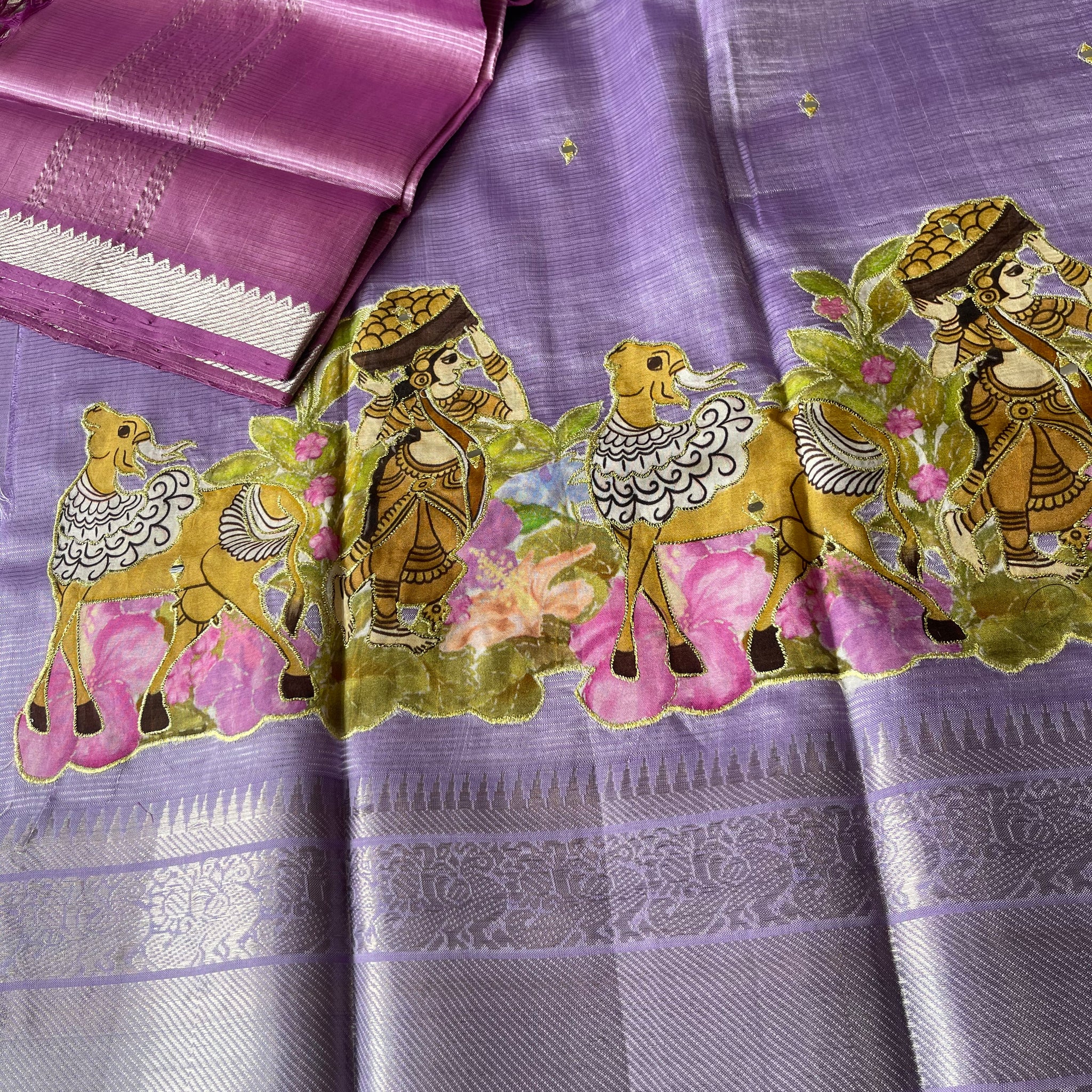 Mangalgiri dress lavender