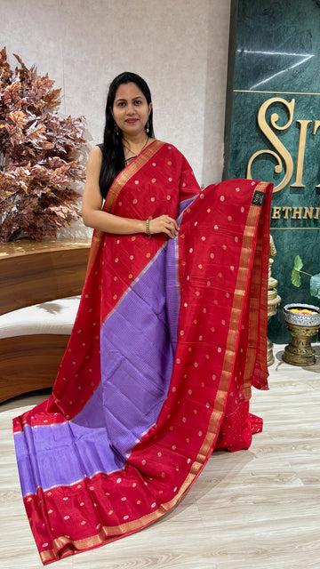 Russian silk checks and border