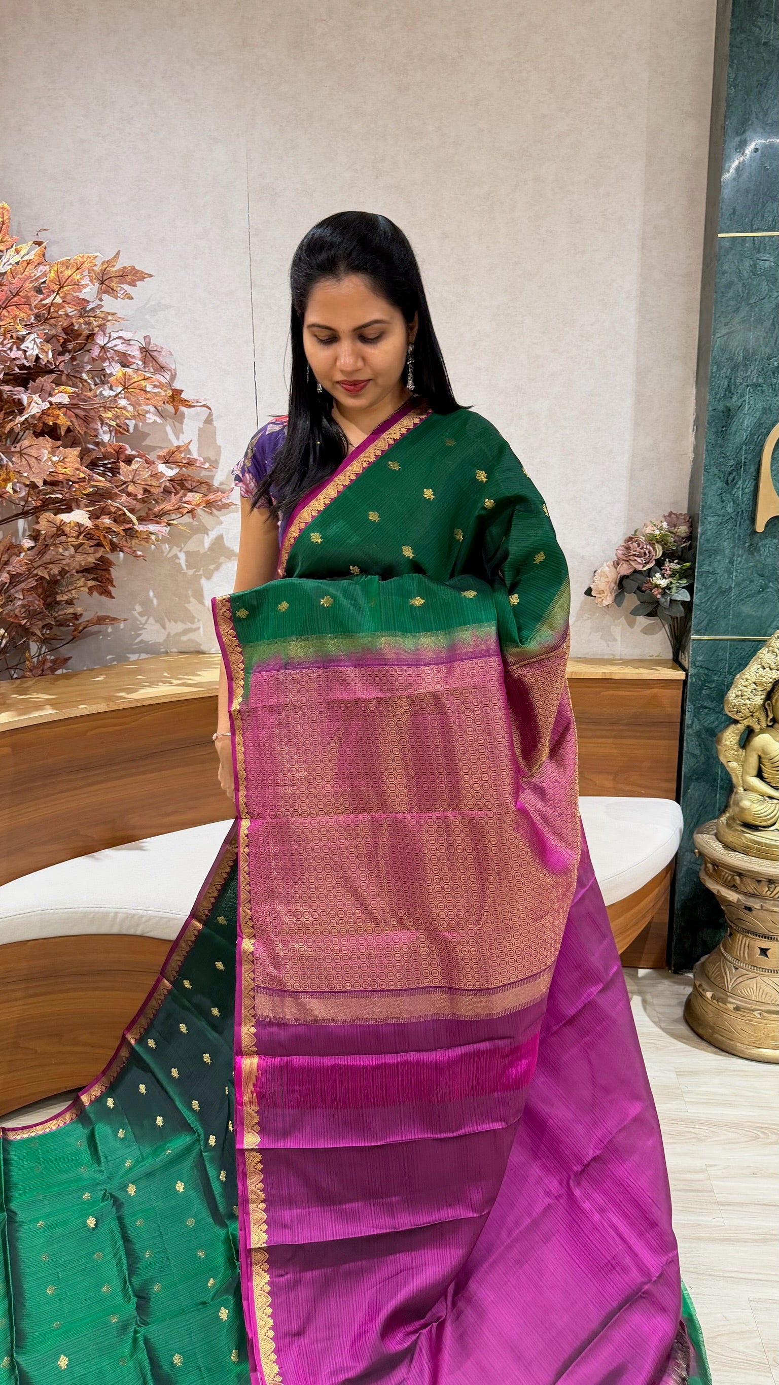 Small border kanchi pattu