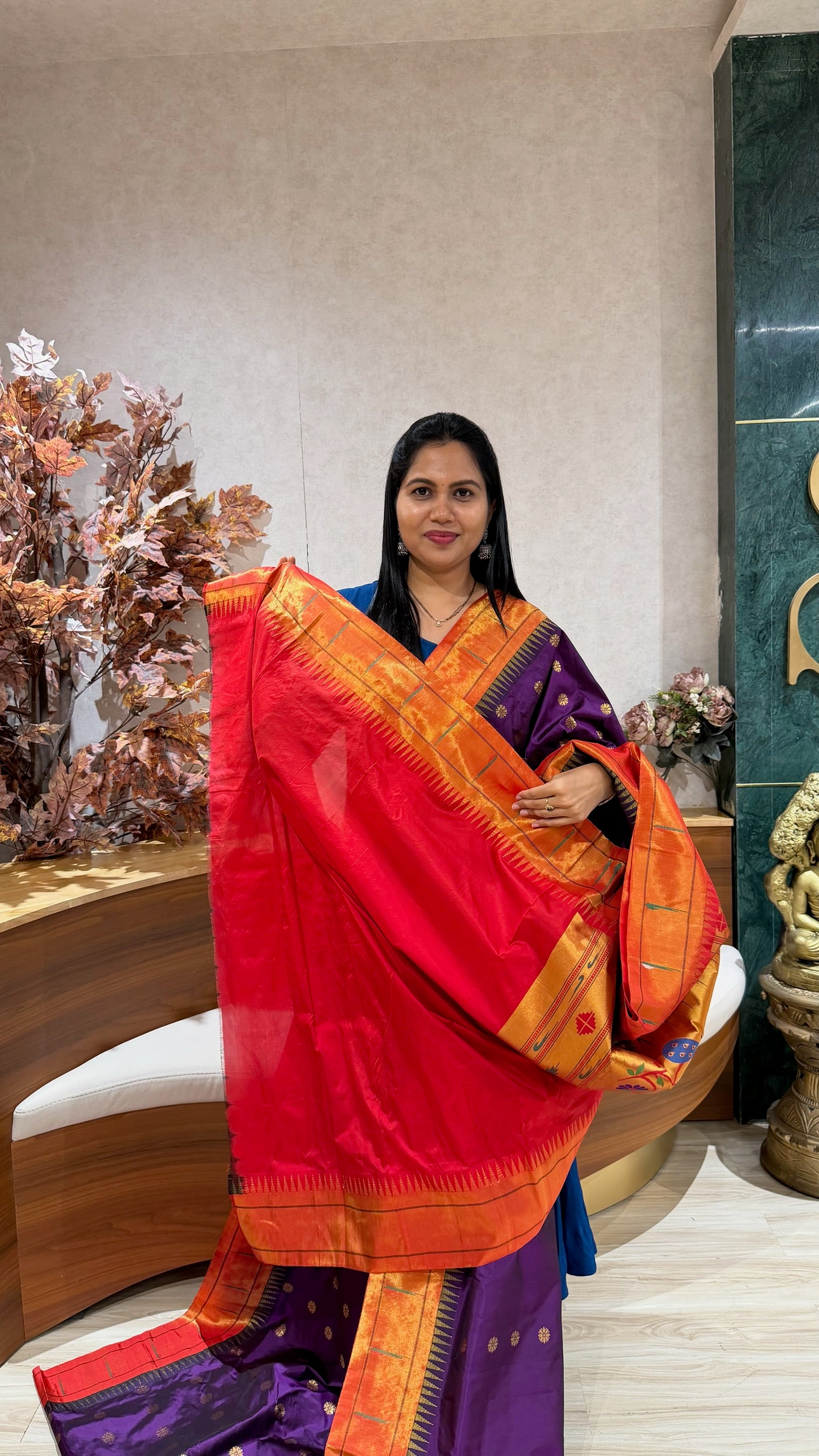 Pure silk paithani
