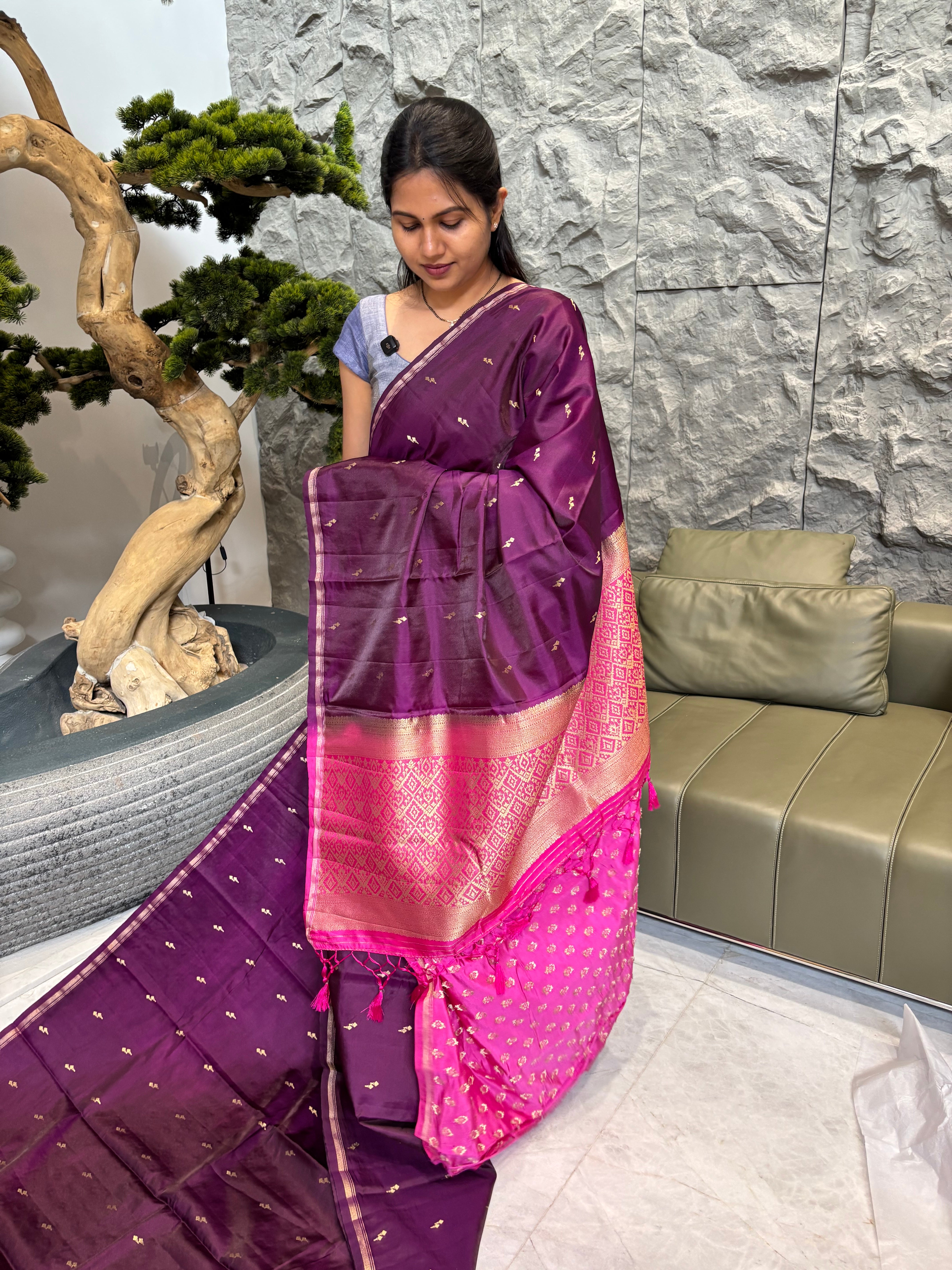 Soft pattu wine -pink