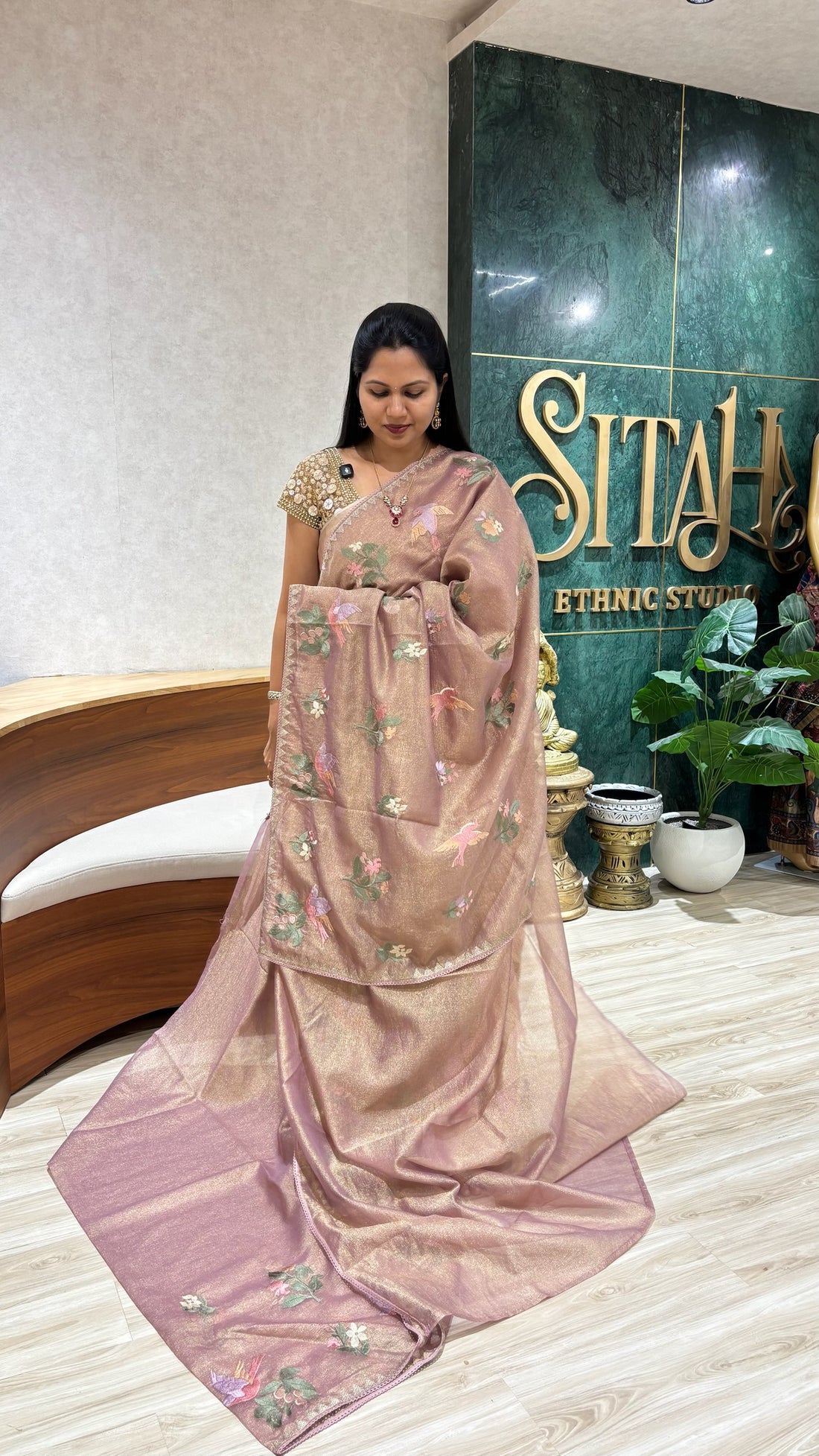 Crush tissue lavender pink