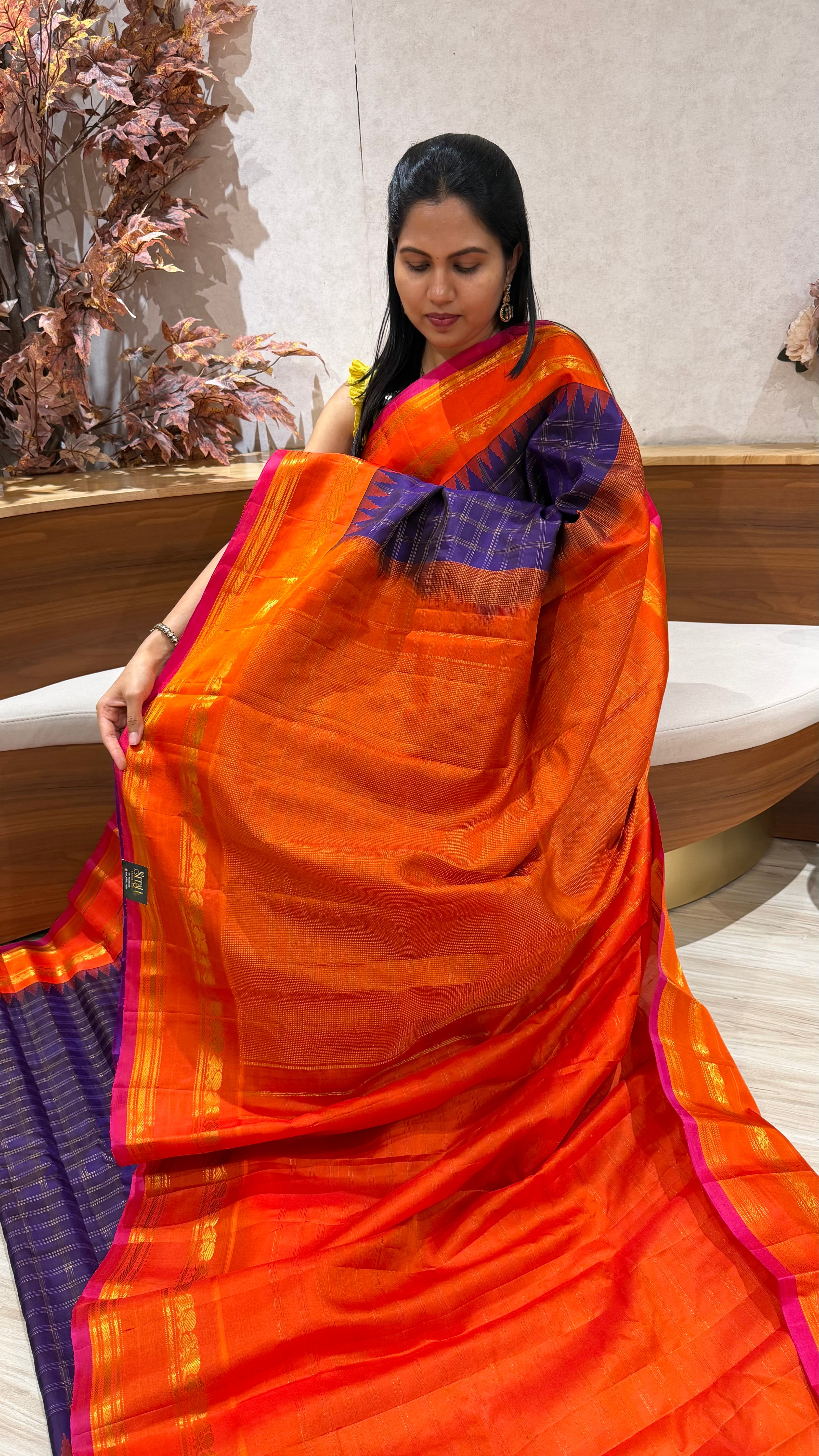 Handloom Gadwal pattu