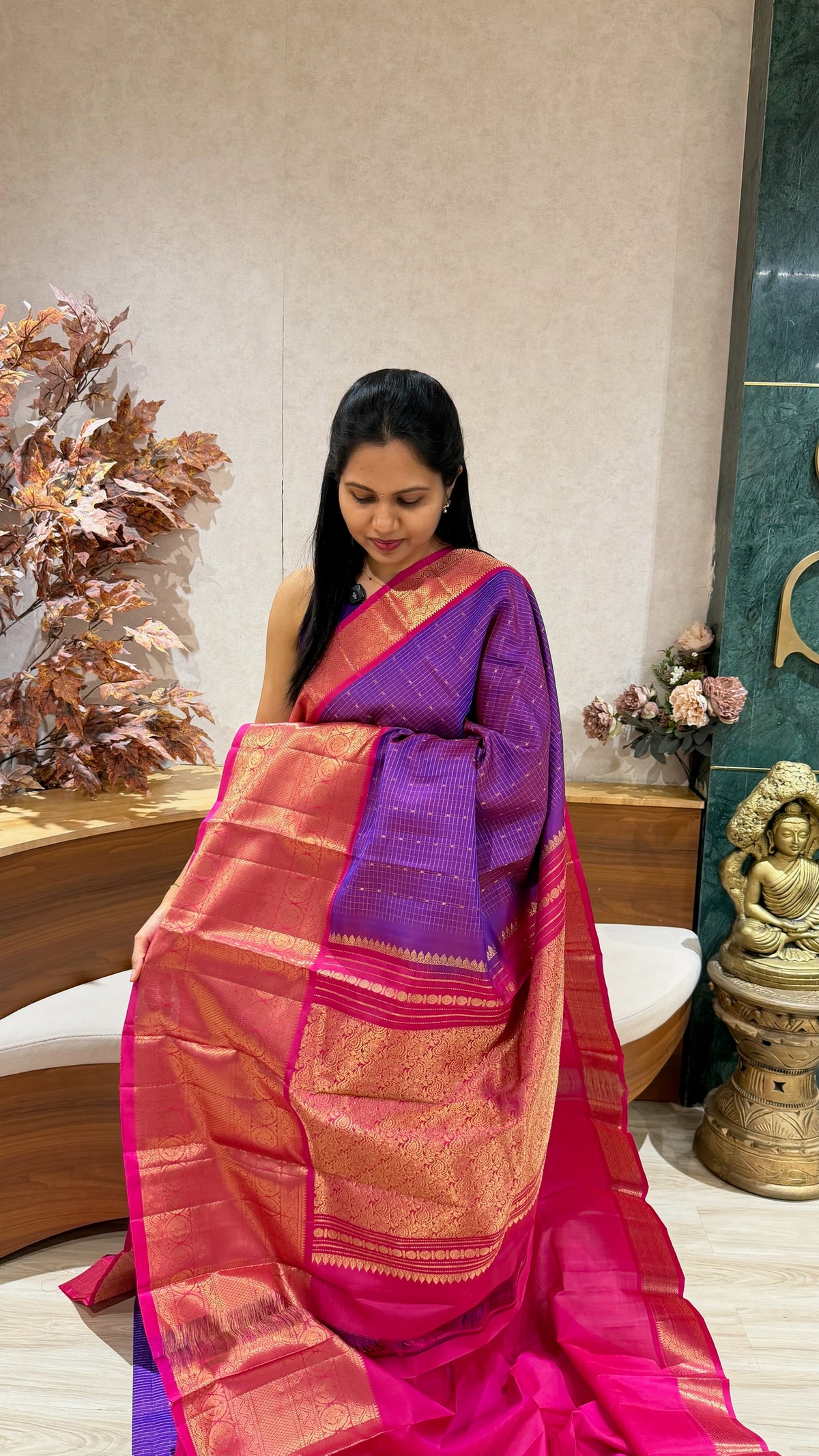 Handloom kanchi pattu-Sale