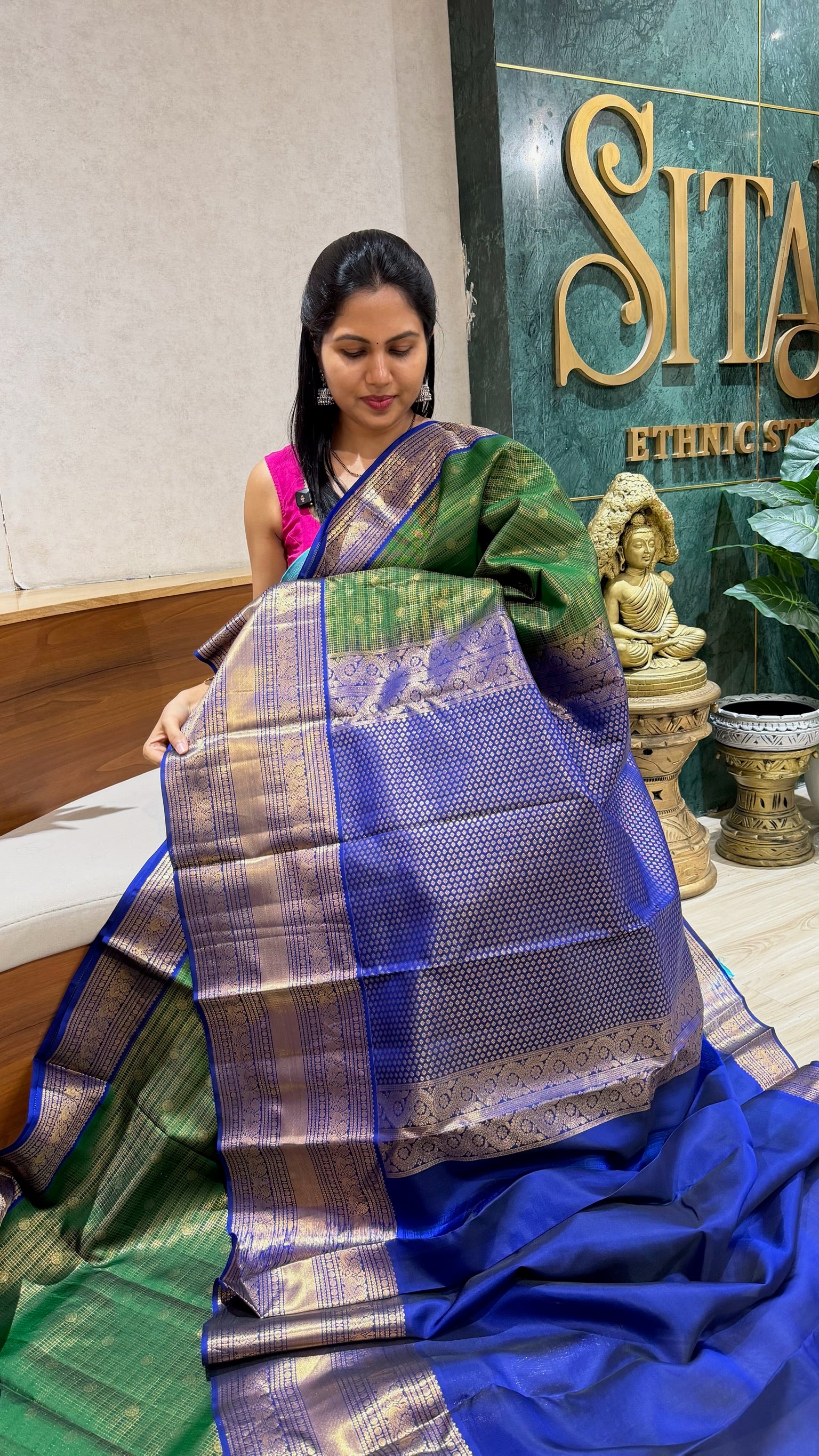 Light weight vintage kanchi pattu