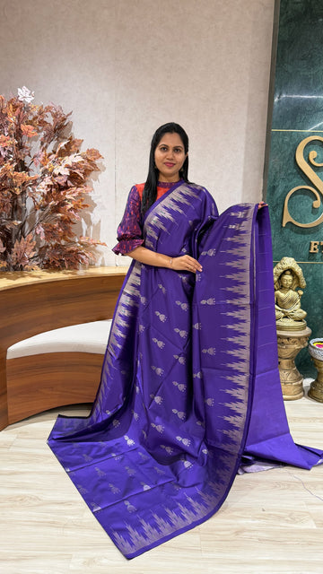 Fancy silk temple border