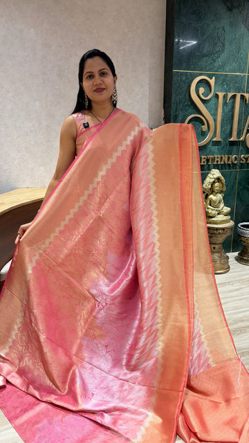 Tissue georgette flower design